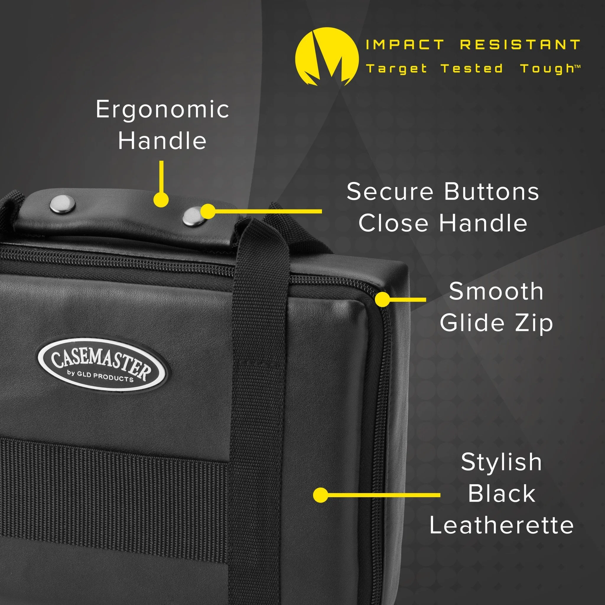 [OPEN BOX]  Casemaster The Pro Leatherette Dart Case - Image 7
