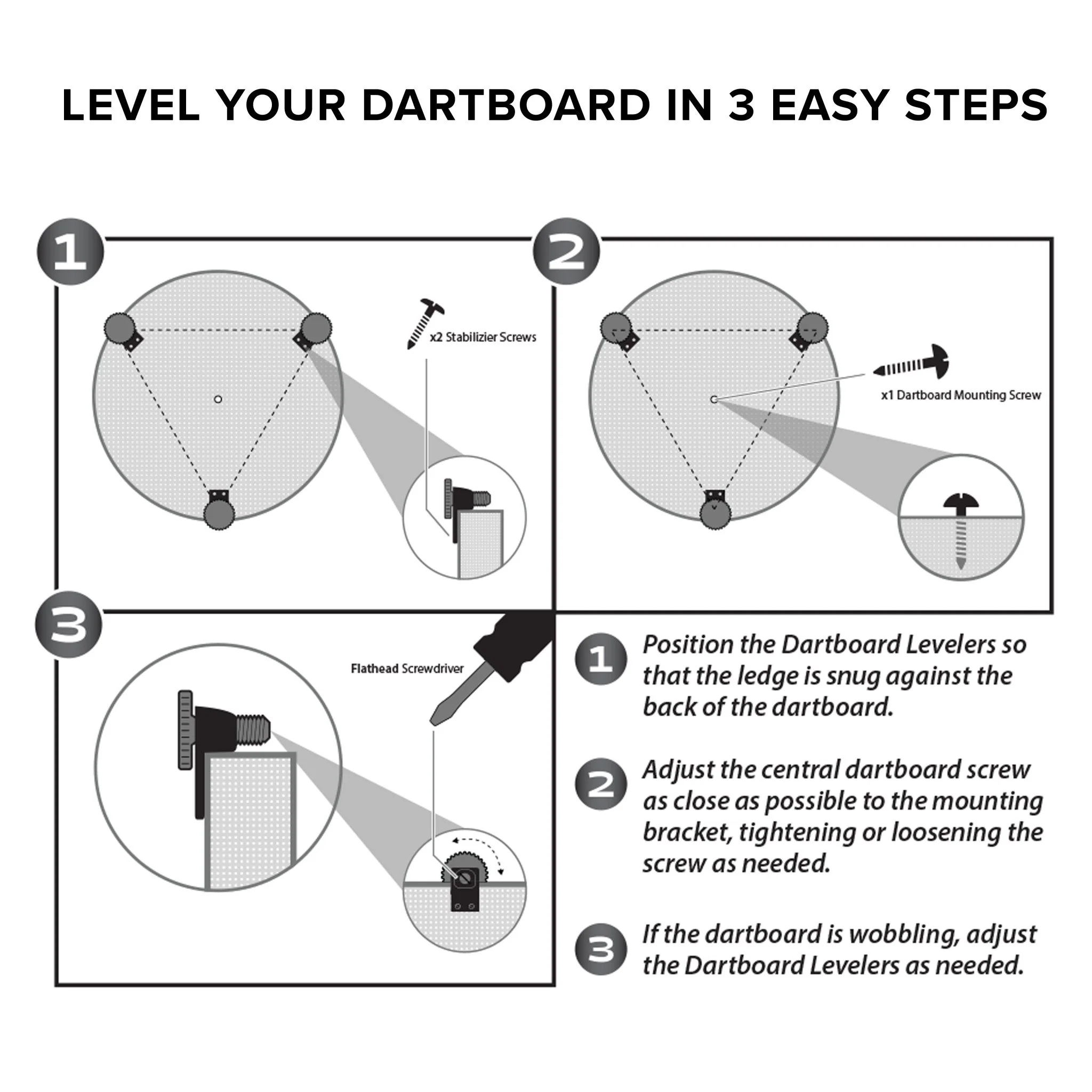 [OPEN BOX]  Viper Dartboard Leveler Kit - Image 12