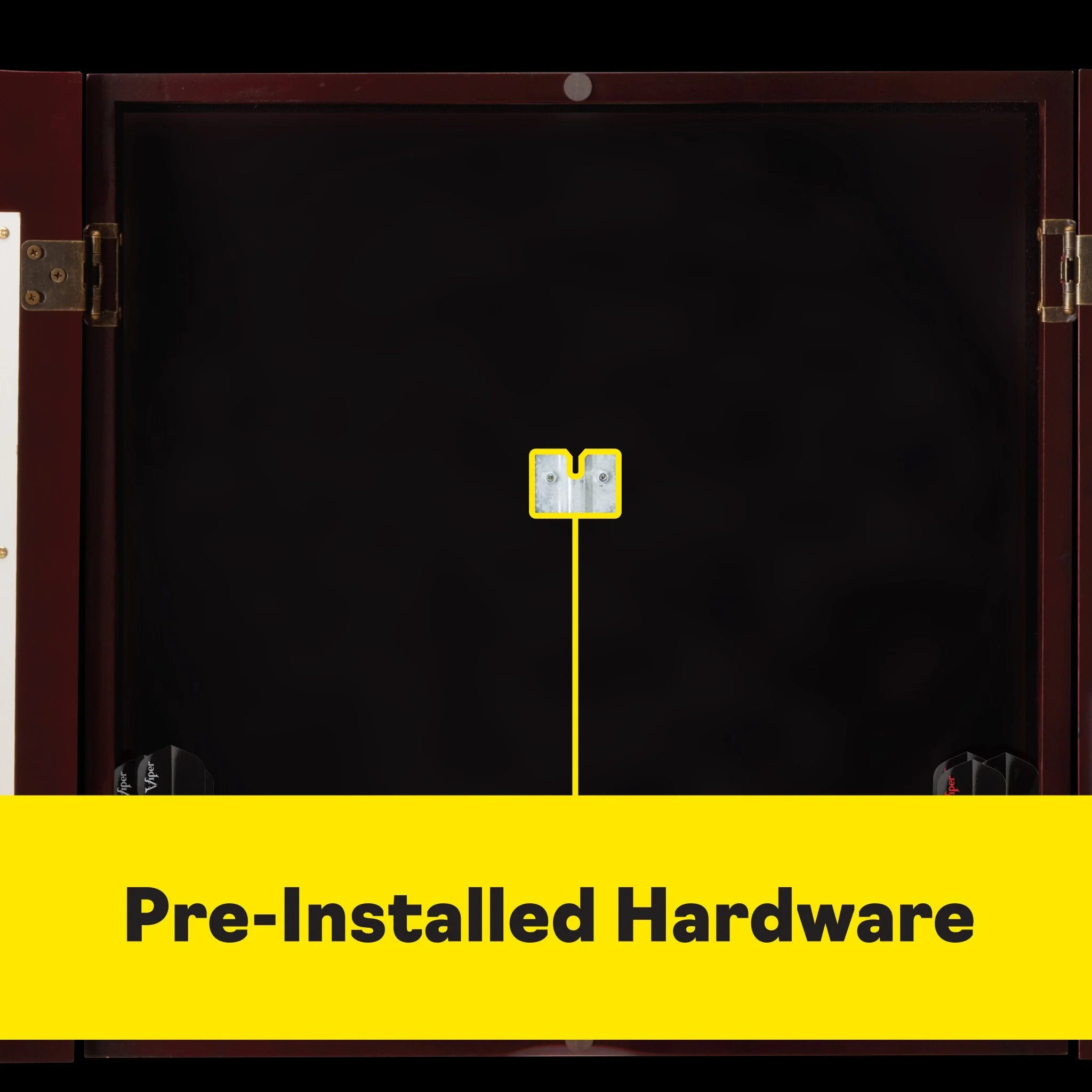 [OPEN BOX]  Viper Hudson Dartboard Cabinet - Image 4