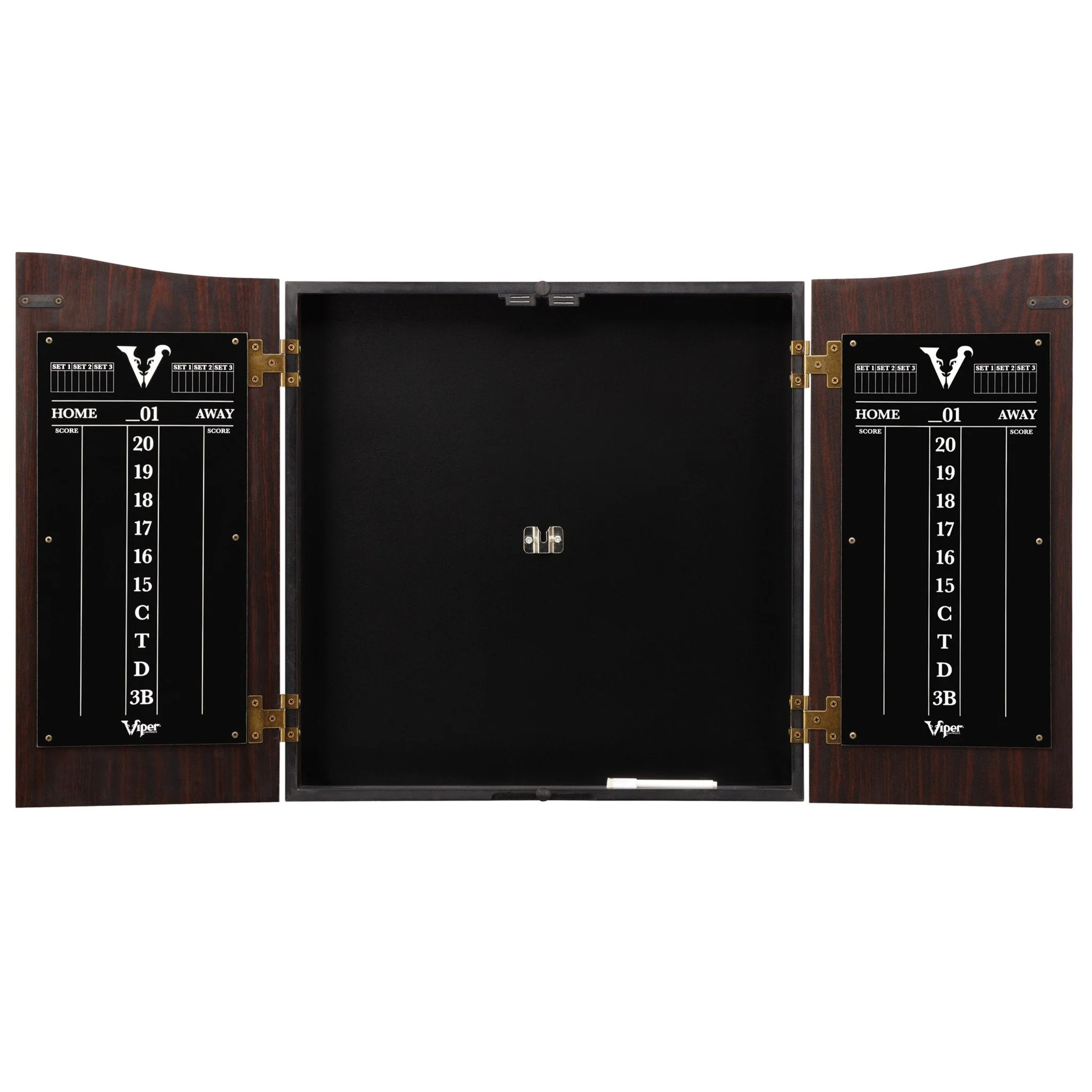 [OPEN BOX]  Viper Vault Dartboard Cabinet with Shot King Sisal Dartboard - Image 3