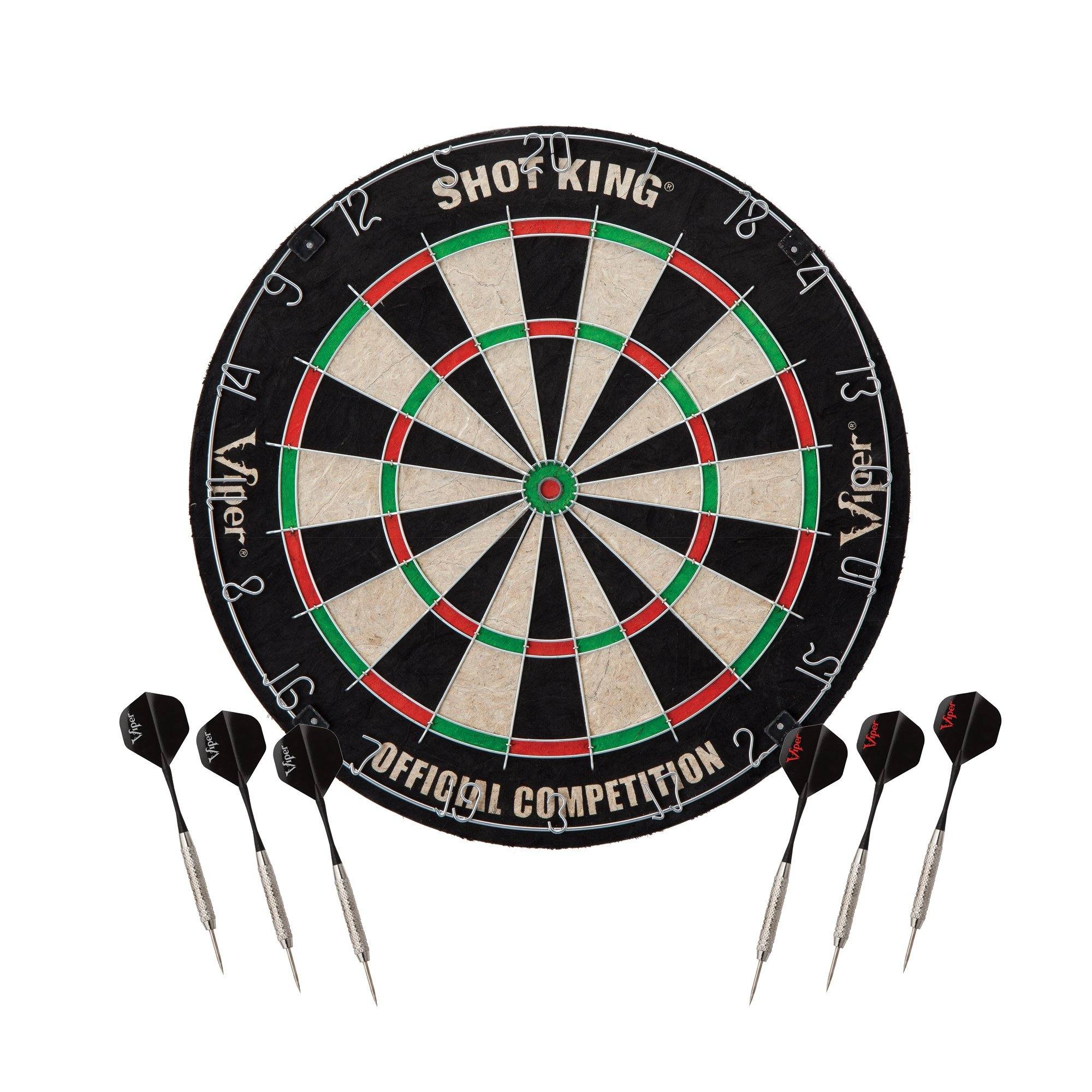 [OPEN BOX]  Viper Vault Dartboard Cabinet with Shot King Sisal Dartboard - Image 8