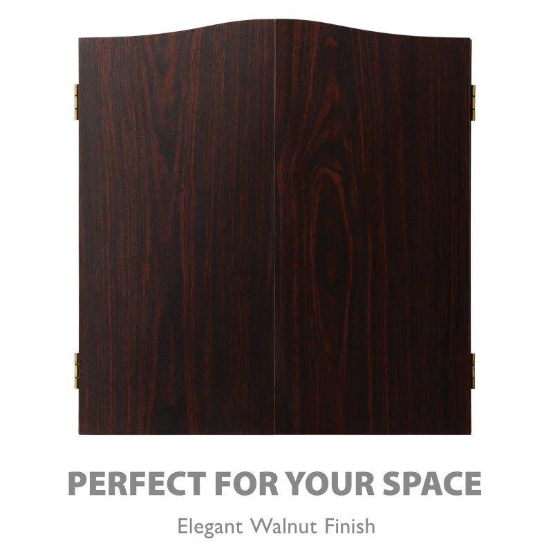 [OPEN BOX]  Viper Vault Deluxe Dartboard Cabinet with Shot King Sisal Dartboard and Illumiscore Scoreboard - Image 6