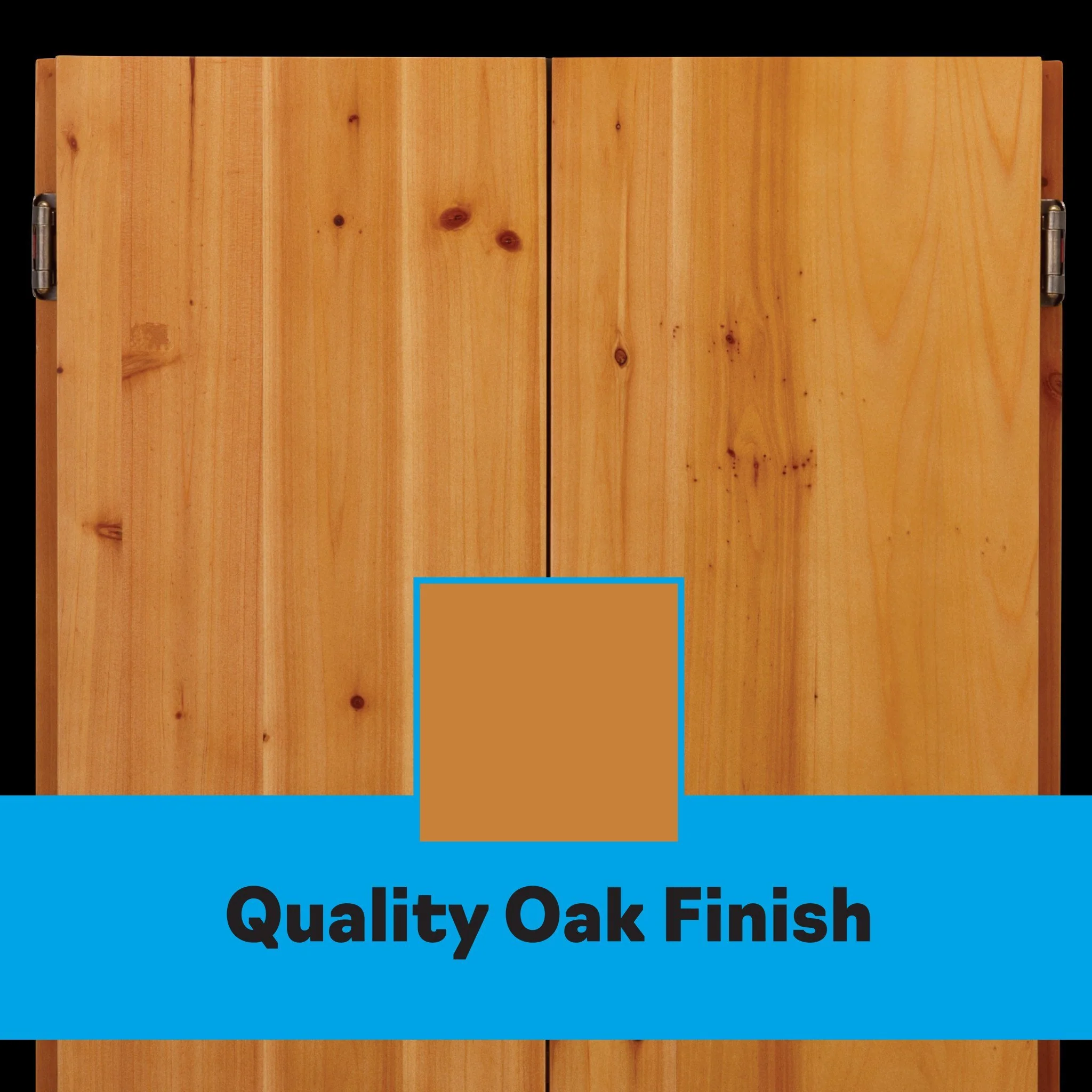 [OPEN BOX]  Viper Metropolitan Oak Steel Tip Dartboard Cabinet - Image 11