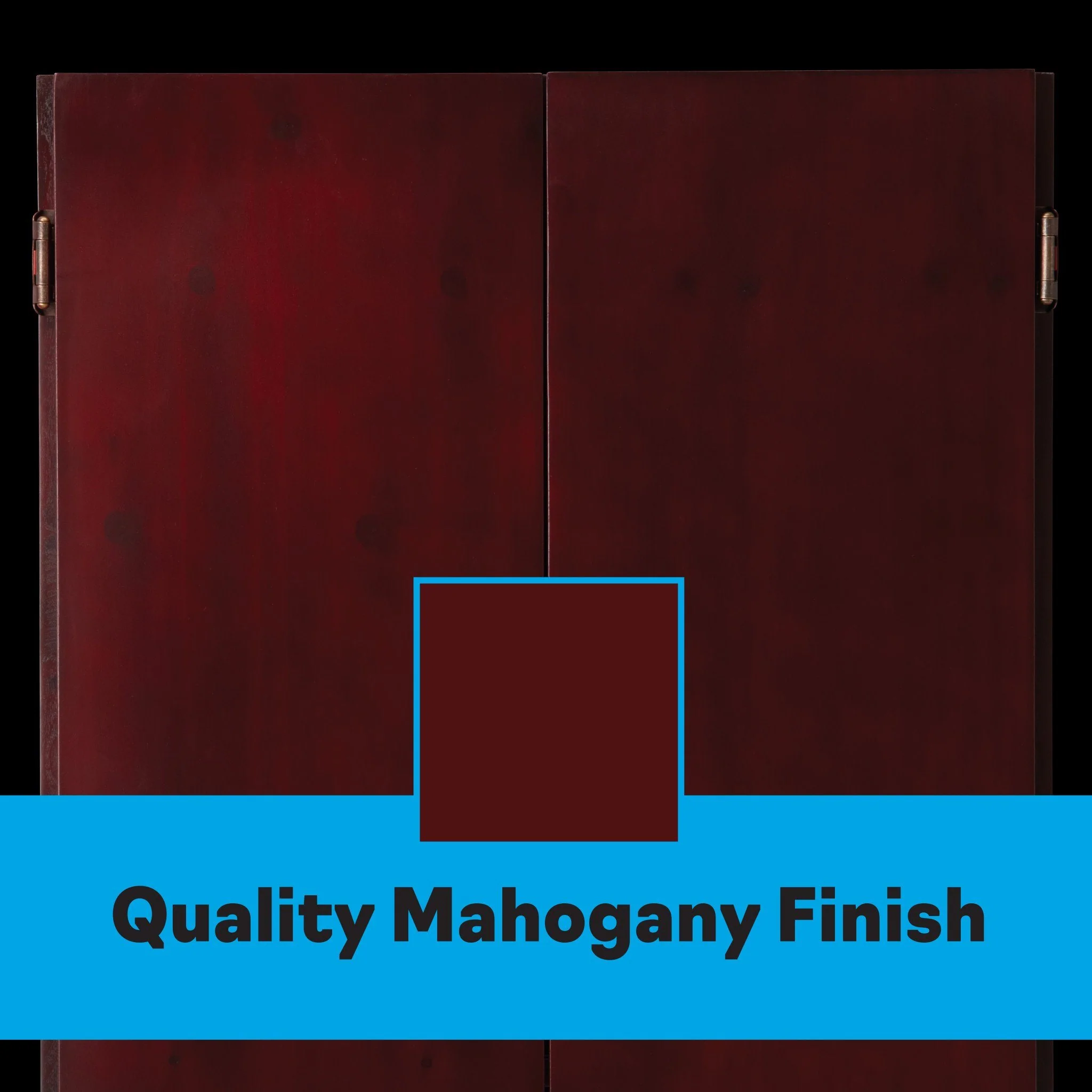 [OPEN BOX]  Viper Metropolitan Mahogany Steel Tip Dartboard Cabinet - Image 11