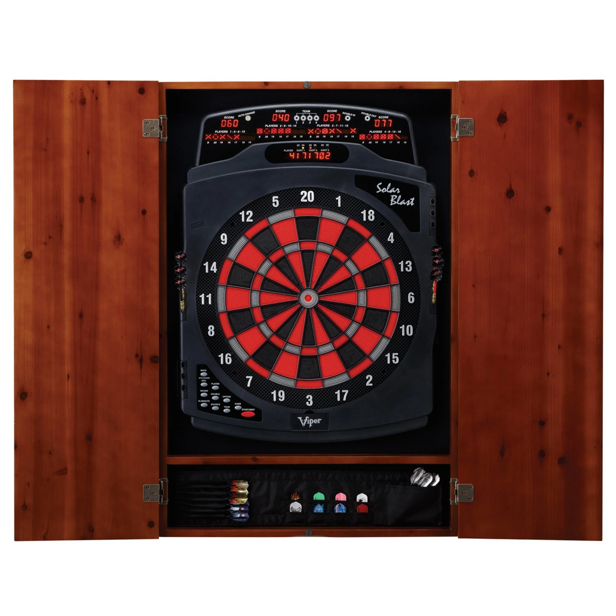 [OPEN BOX]  Viper Metropolitan Cinnamon Soft Tip Dartboard Cabinet - Image 7