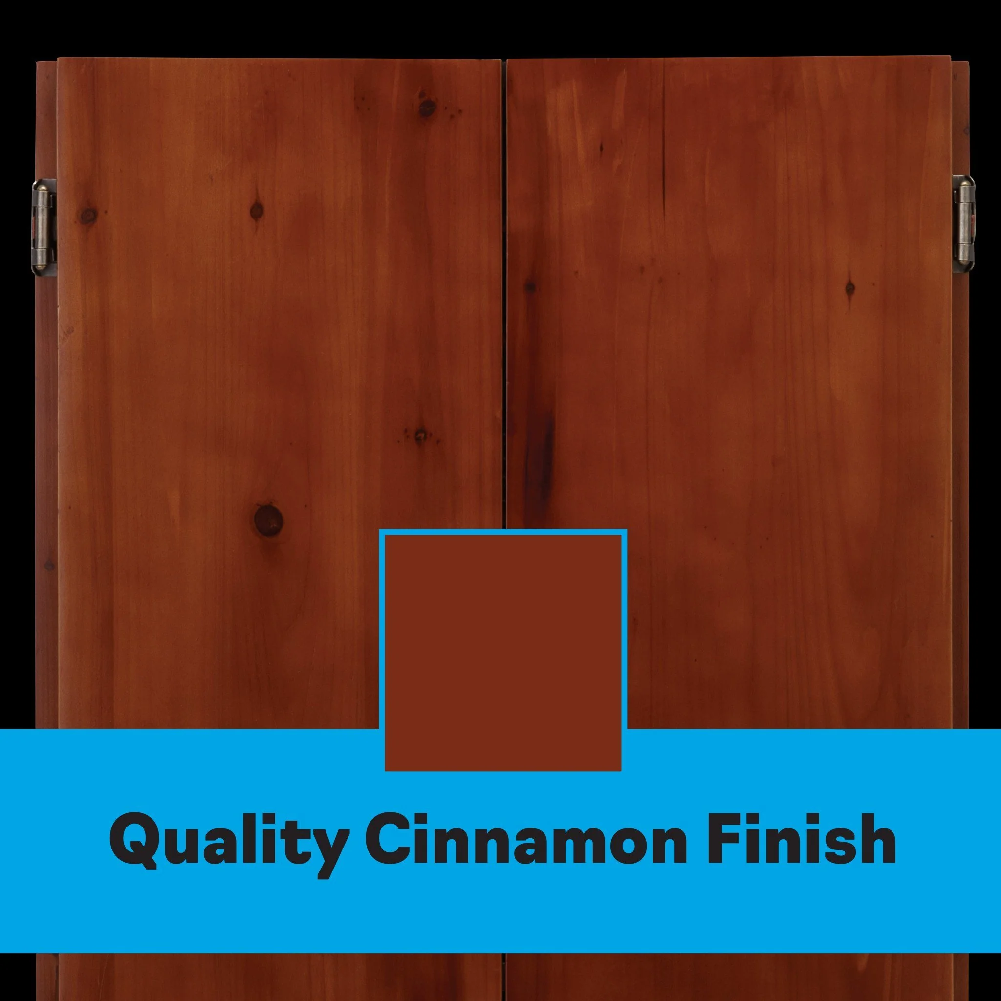 [OPEN BOX]  Viper Metropolitan Cinnamon Steel Tip Dartboard Cabinet - Image 11