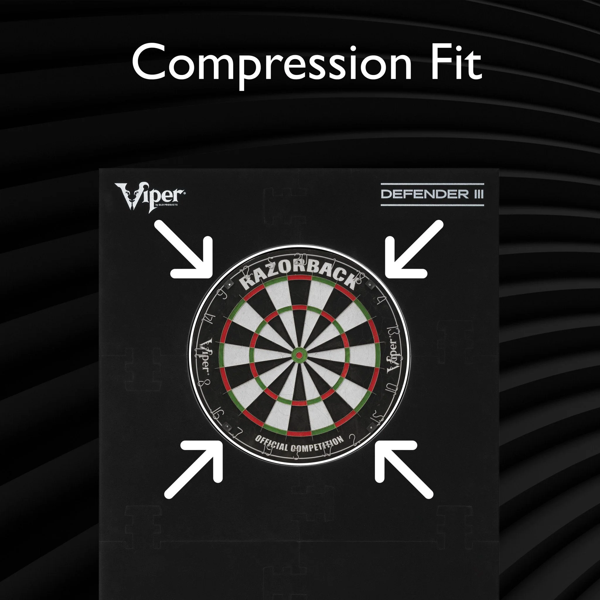 [OPEN BOX]  Viper Wall Defender III Dartboard Surround - Image 3