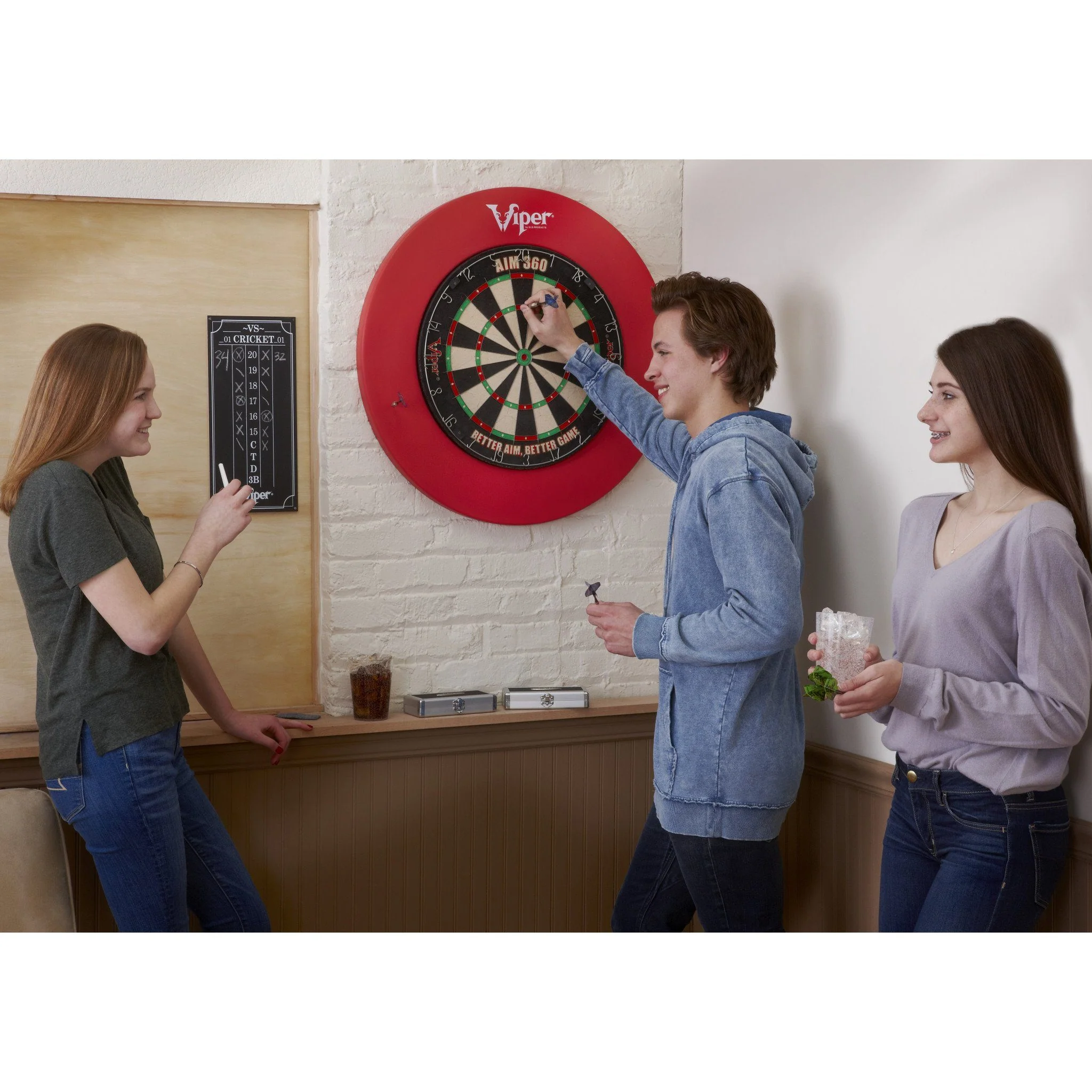 [OPEN BOX]  Viper Guardian Dartboard Surround Red - Image 4