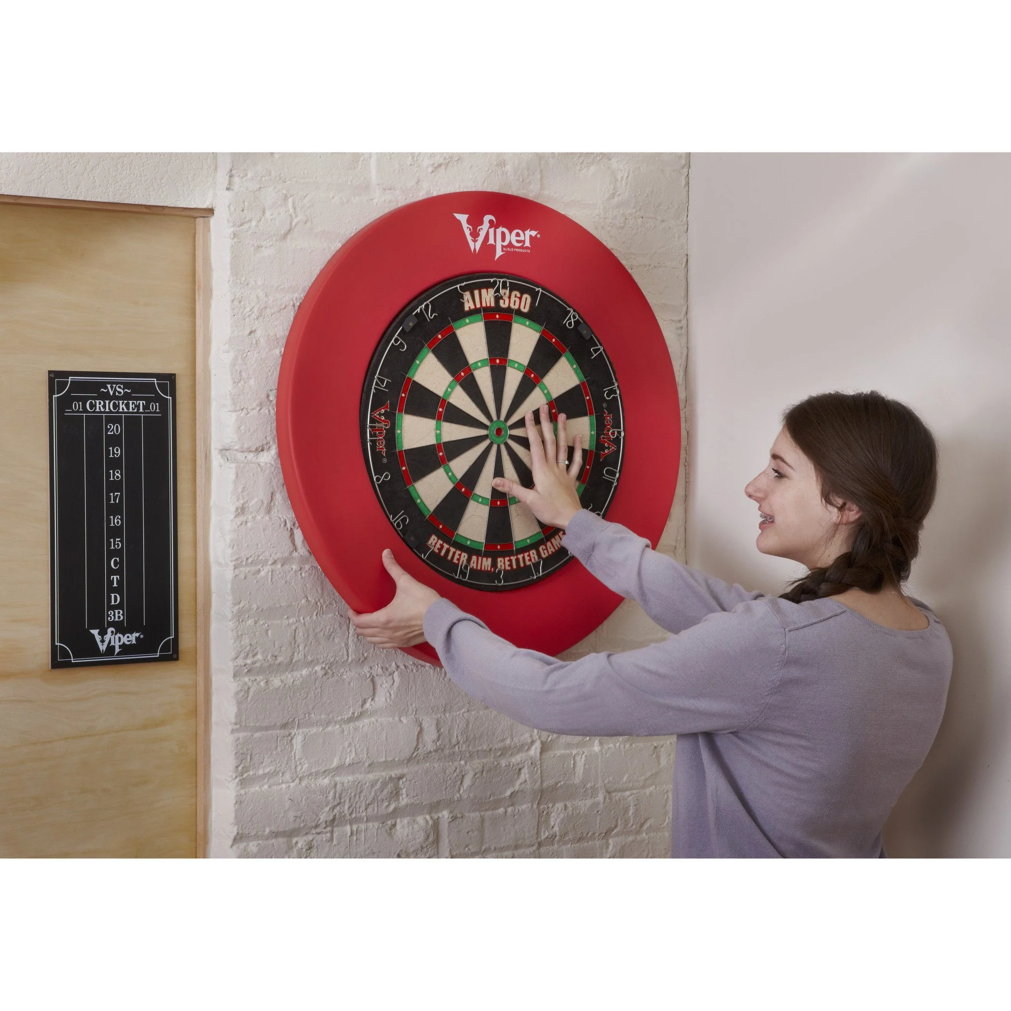 [OPEN BOX]  Viper Guardian Dartboard Surround Red - Image 5