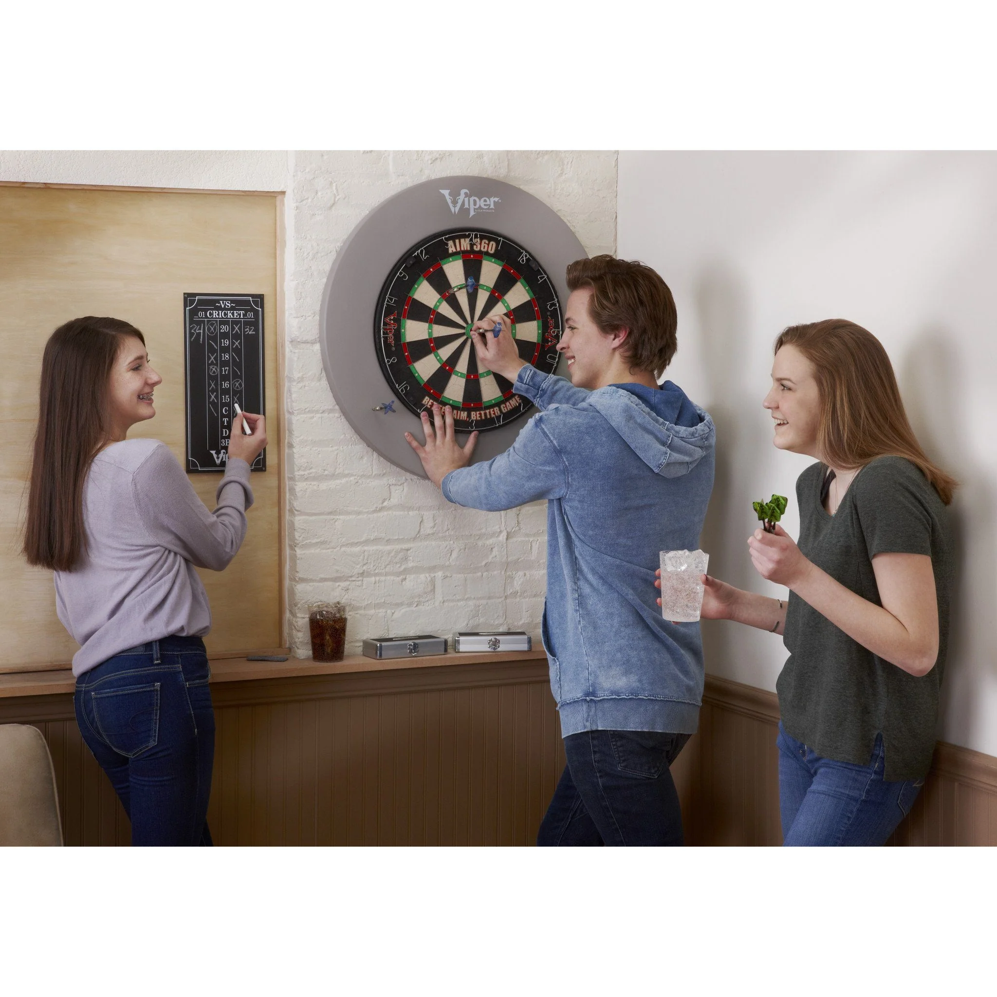 [OPEN BOX]  Viper Guardian Dartboard Surround Grey - Image 4