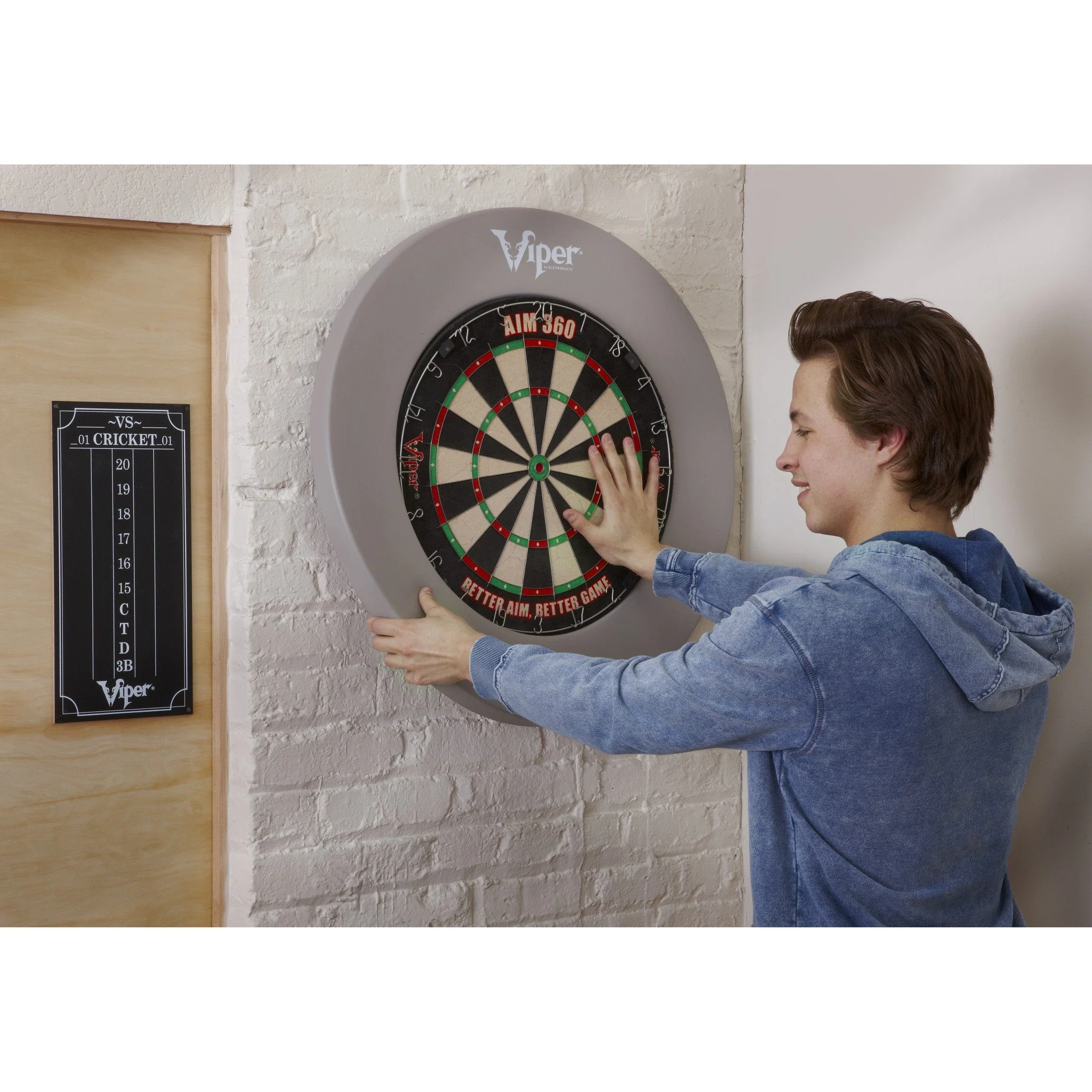 [OPEN BOX]  Viper Guardian Dartboard Surround Grey - Image 5