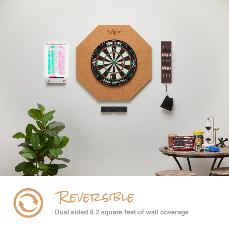 [OPEN BOX]  Viper Octagonal Wall Defender Dartboard Surround Cork - Image 2