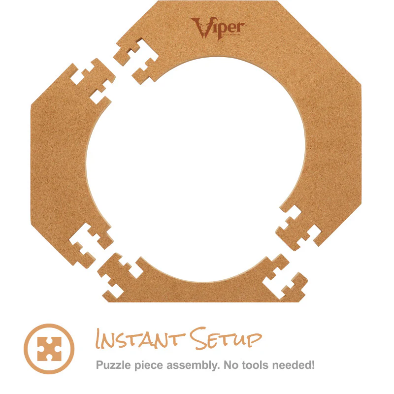 [OPEN BOX]  Viper Octagonal Wall Defender Dartboard Surround Cork - Image 5