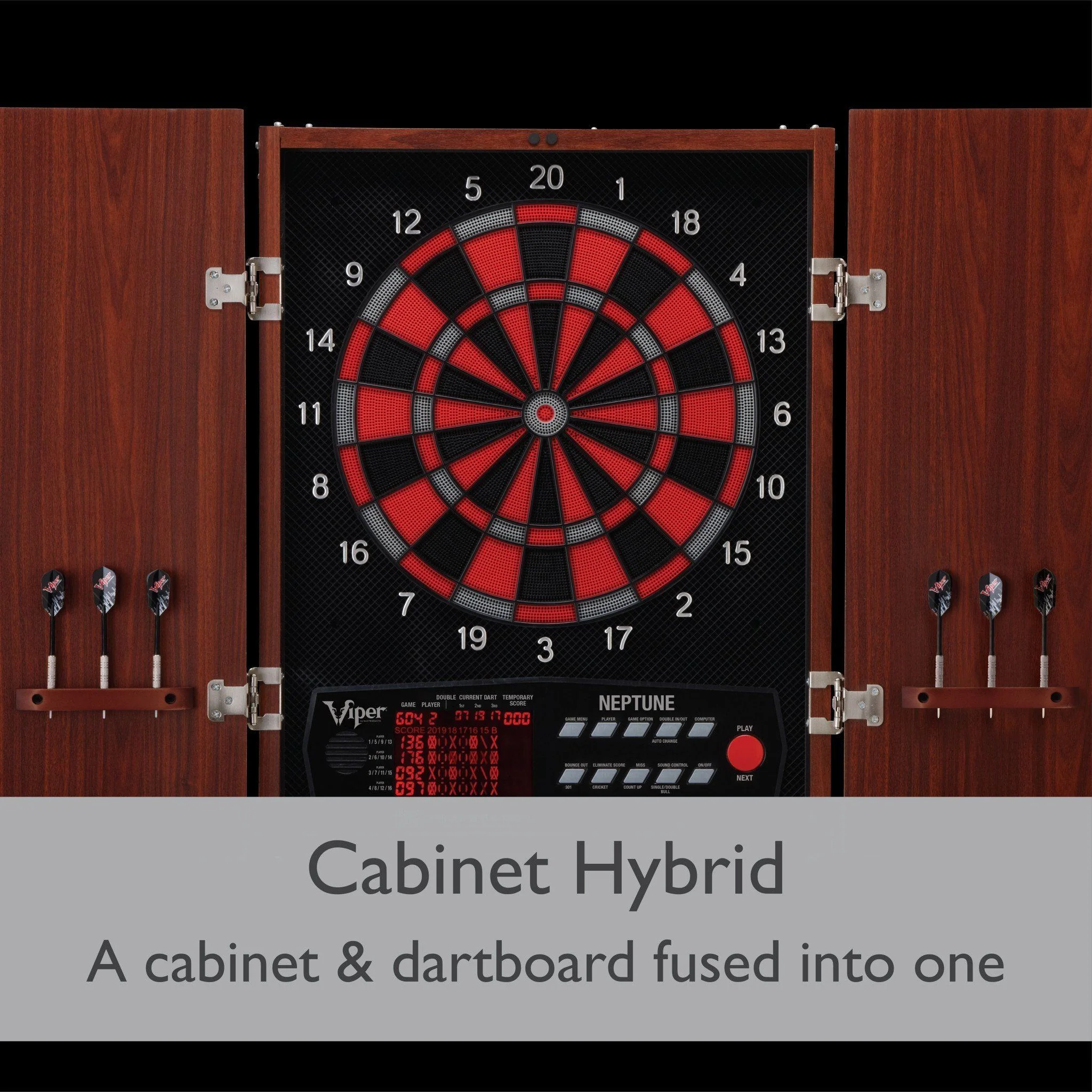 [OPEN BOX]  Viper Neptune Electronic Dartboard and Cabinet Hybrid - Image 10