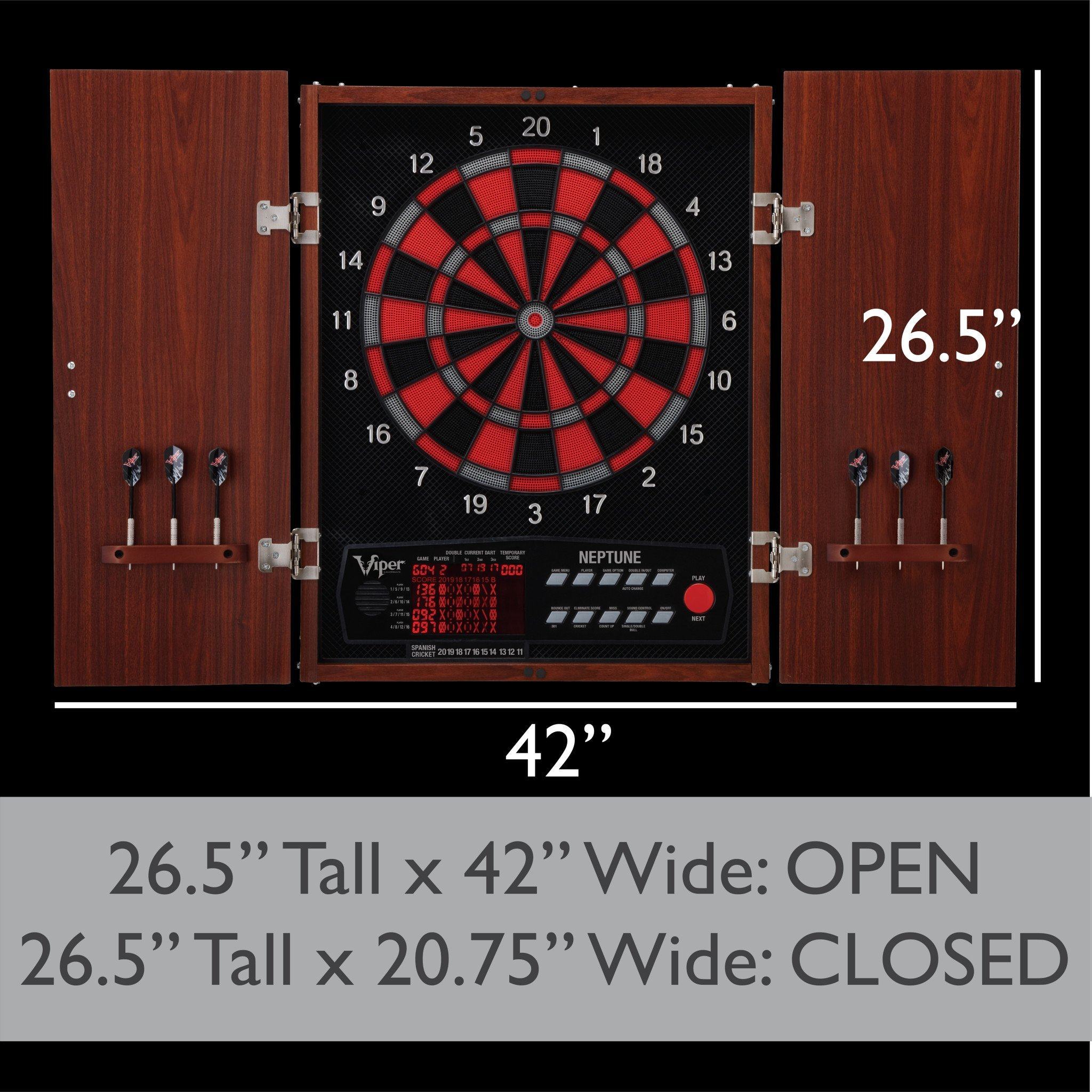 [OPEN BOX]  Viper Neptune Electronic Dartboard and Cabinet Hybrid - Image 14