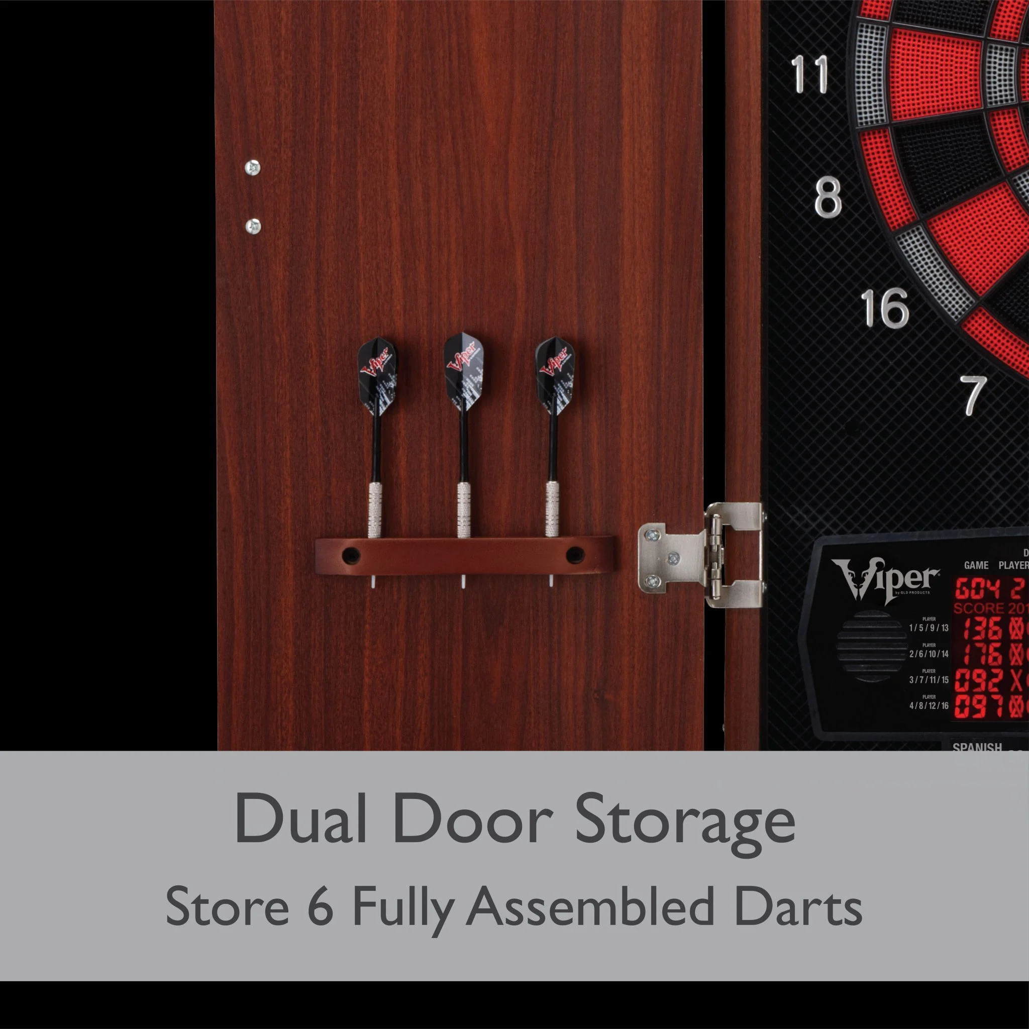 [OPEN BOX]  Viper Neptune Electronic Dartboard and Cabinet Hybrid - Image 6