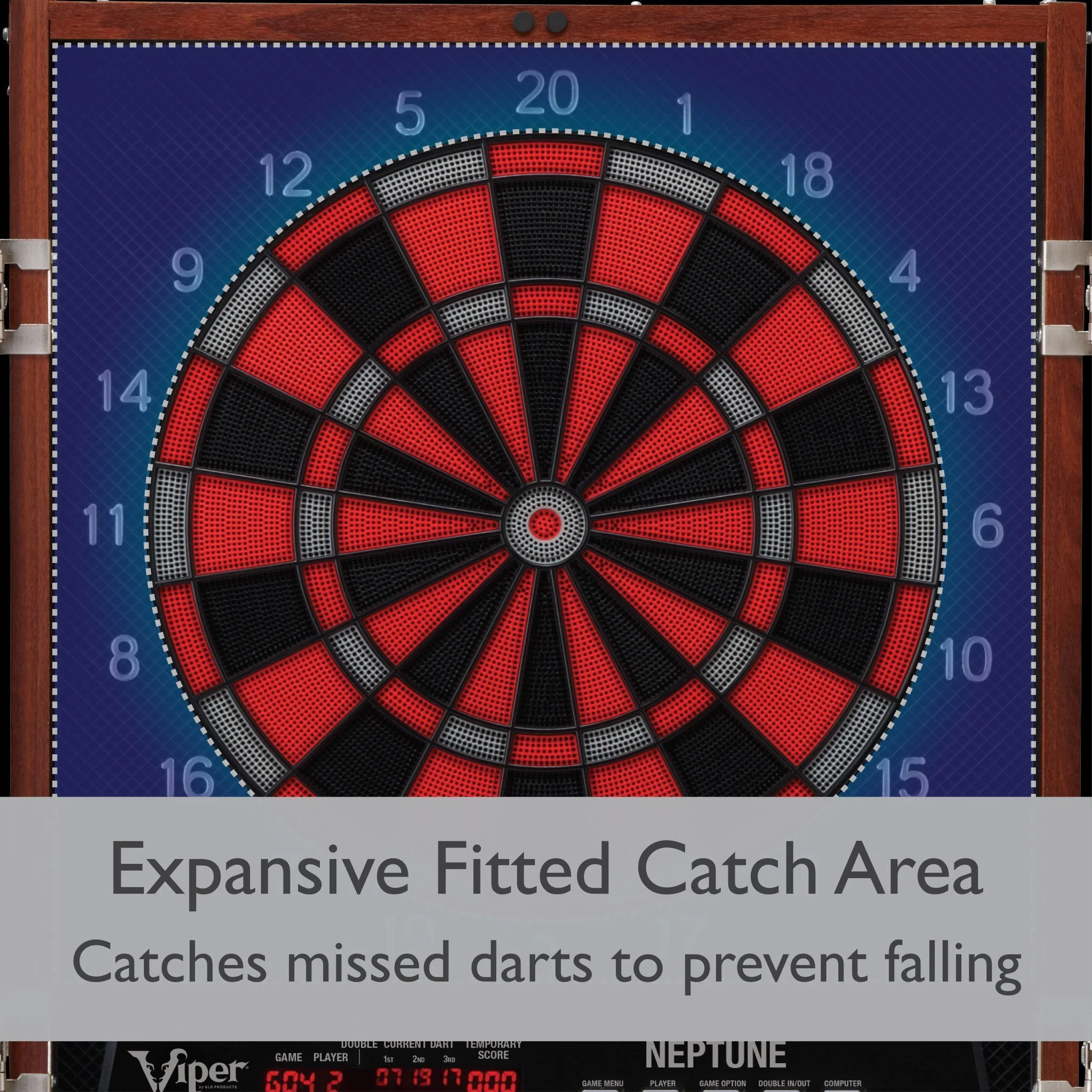 [OPEN BOX]  Viper Neptune Electronic Dartboard and Cabinet Hybrid - Image 9