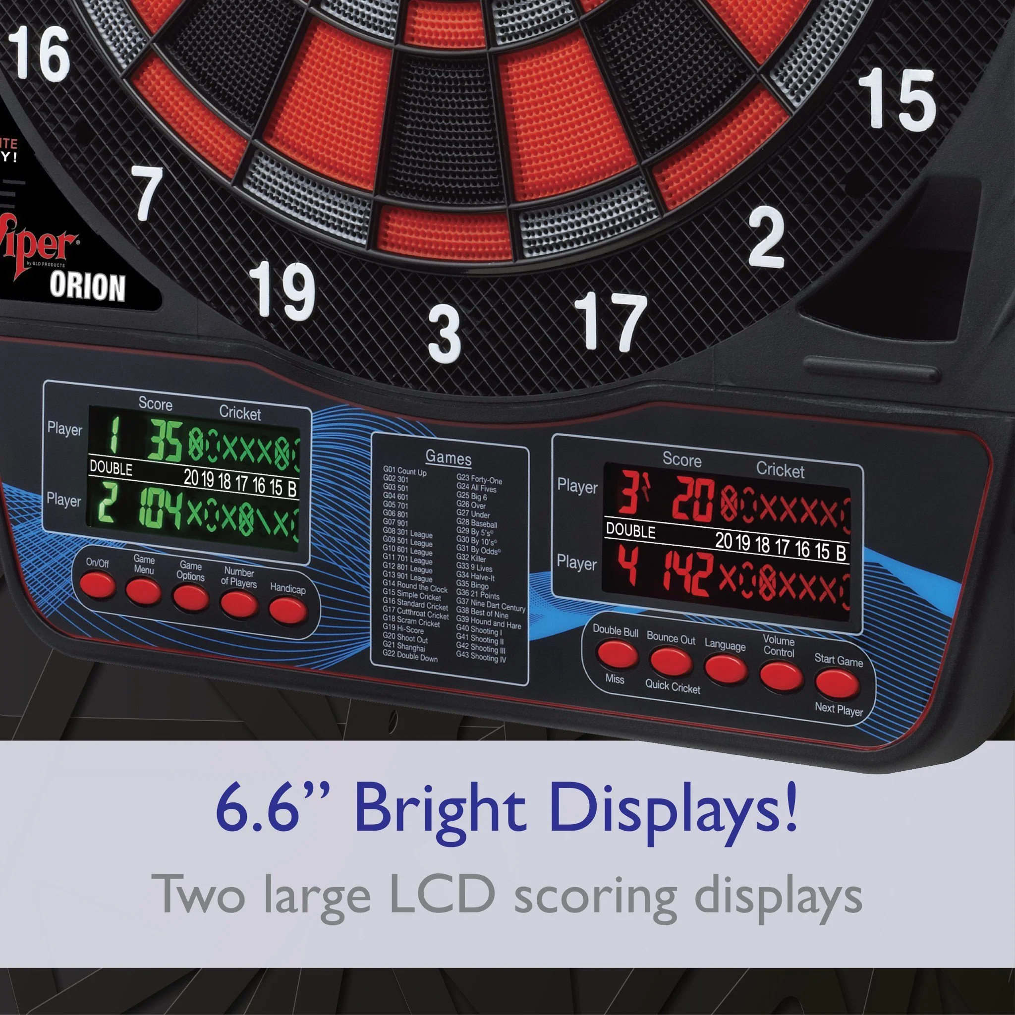 [OPEN BOX]  Viper Orion Electronic Dartboard - Image 4