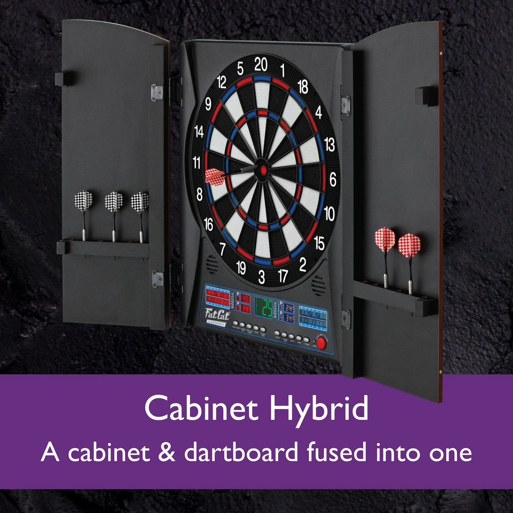 [OPEN BOX]  Fat Cat Electronx Electronic Dartboard, 13.5" Compact Target - Image 10