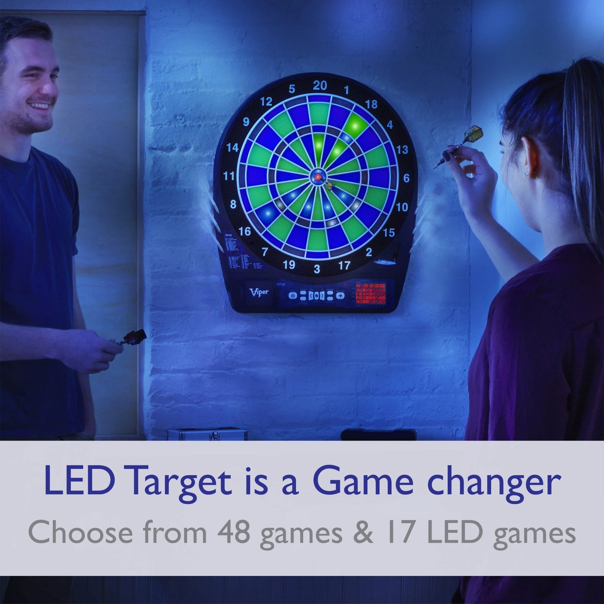 [OPEN BOX]  Viper Ion Illuminated Electronic Dartboard - Image 3