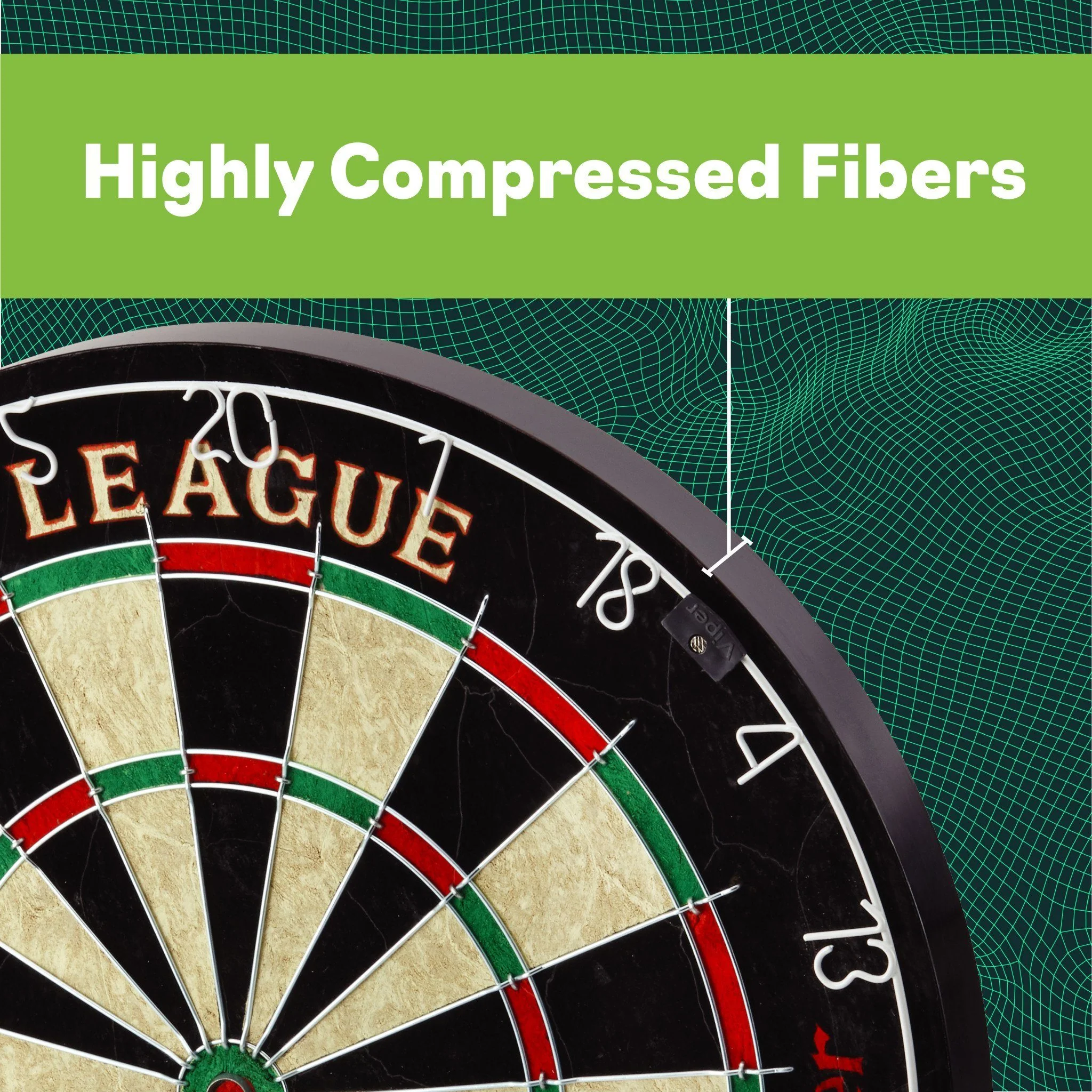 [OPEN BOX]  Viper League Sisal Dartboard - Image 5