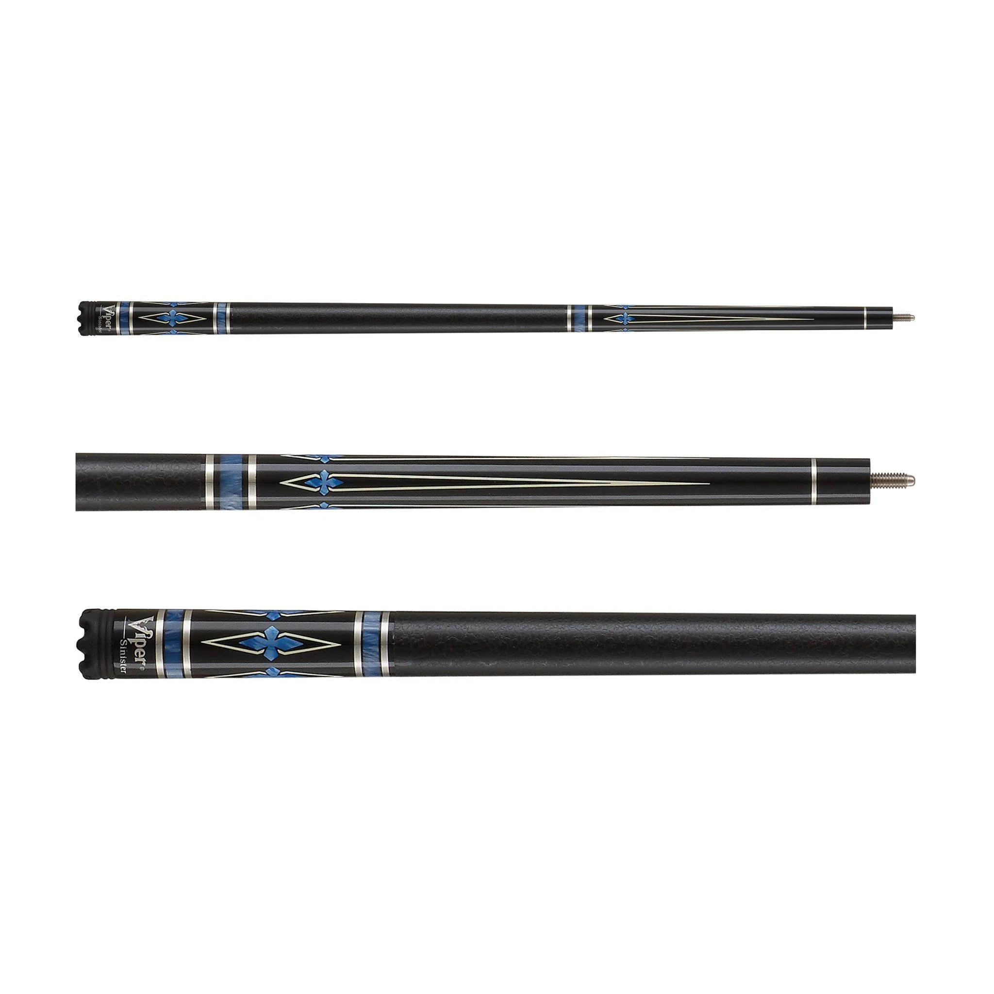 [OPEN BOX]  Viper Sinister Series Cue with Black Faux Leather Wrap - Image 2