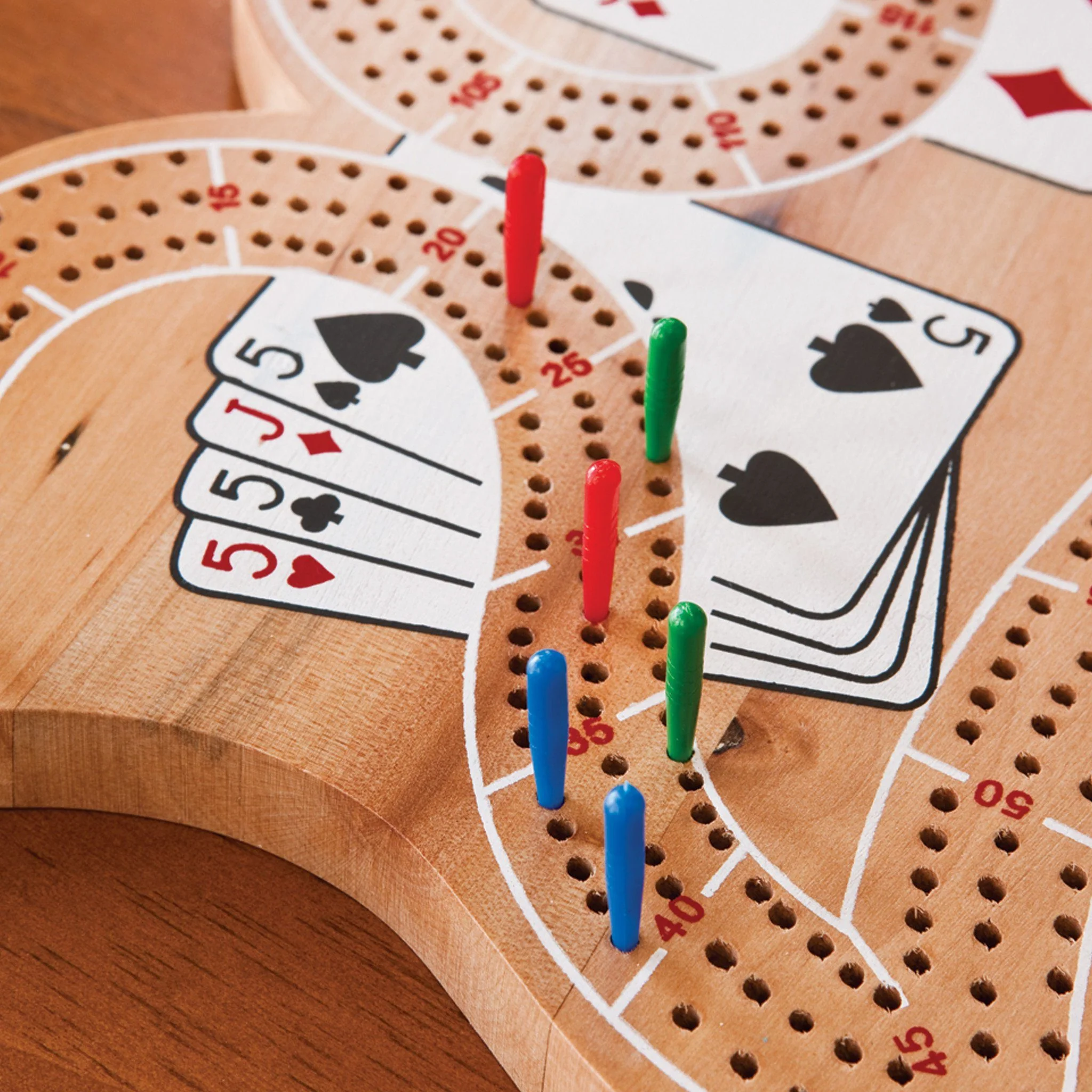 [OPEN BOX]  Mainstreet Classics Wooden "29" Cribbage Board - Image 2