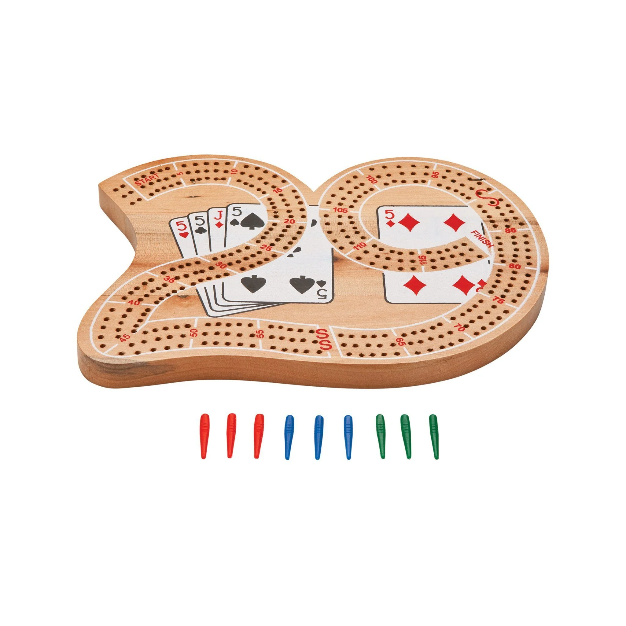 [OPEN BOX]  Mainstreet Classics Wooden "29" Cribbage Board - Image 4