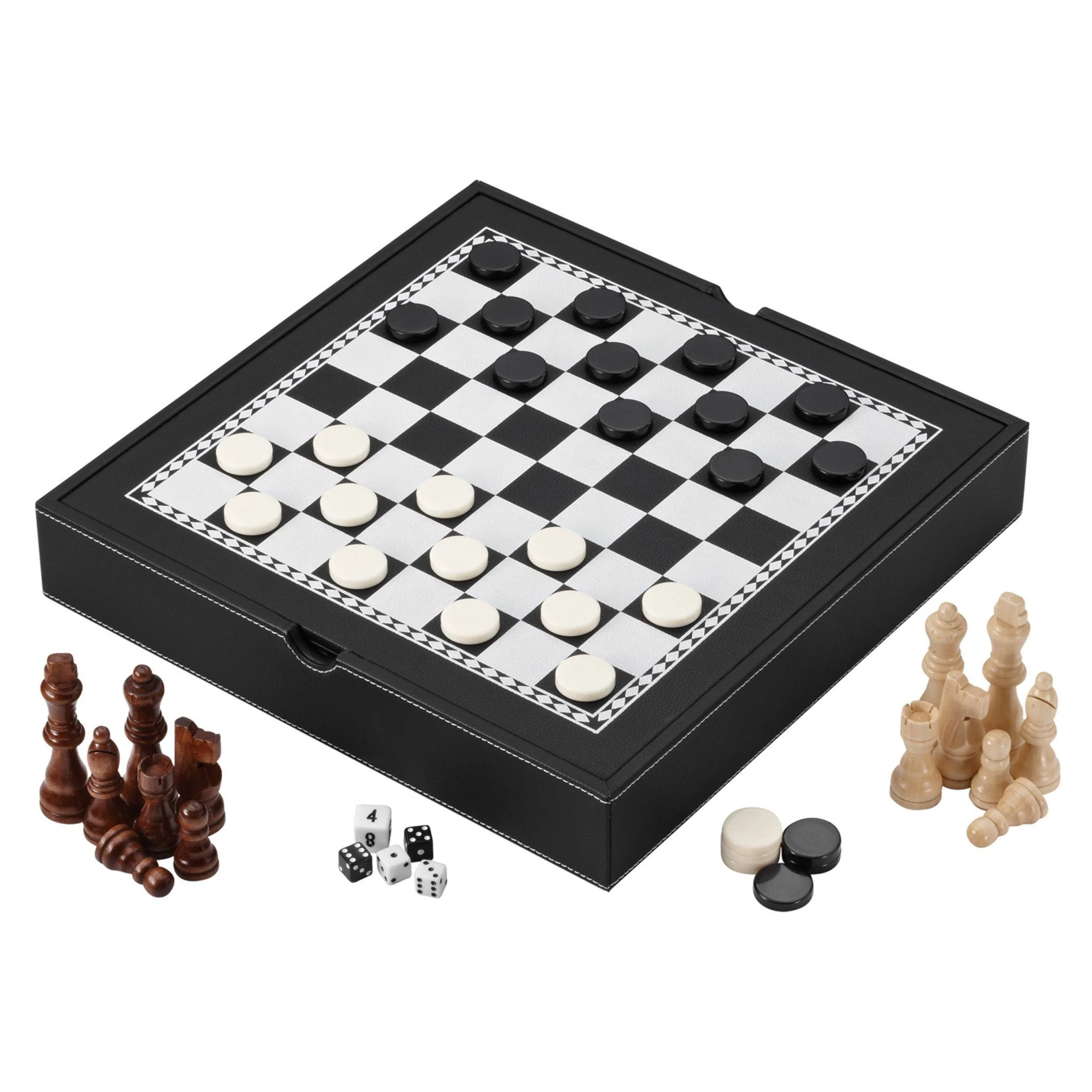 [OPEN BOX]  Mainstreet Classics 3-in-1 Wall Street Game Combo Set - Image 2