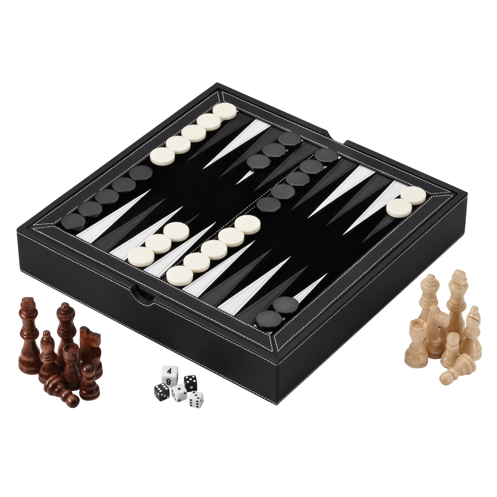 [OPEN BOX]  Mainstreet Classics 3-in-1 Wall Street Game Combo Set - Image 3