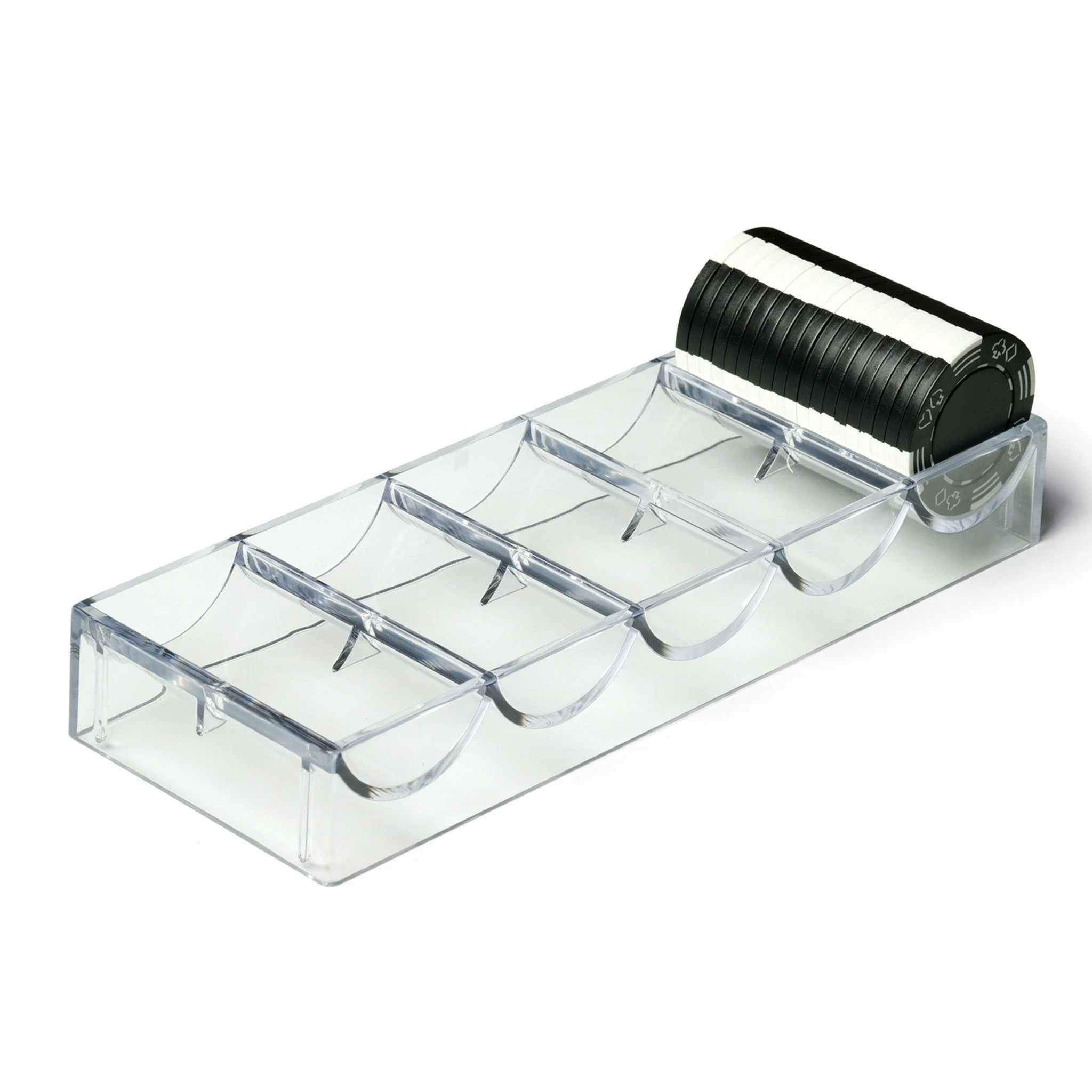[OPEN BOX]  Fat Cat Stackable Poker Chip Tray Set - Image 2