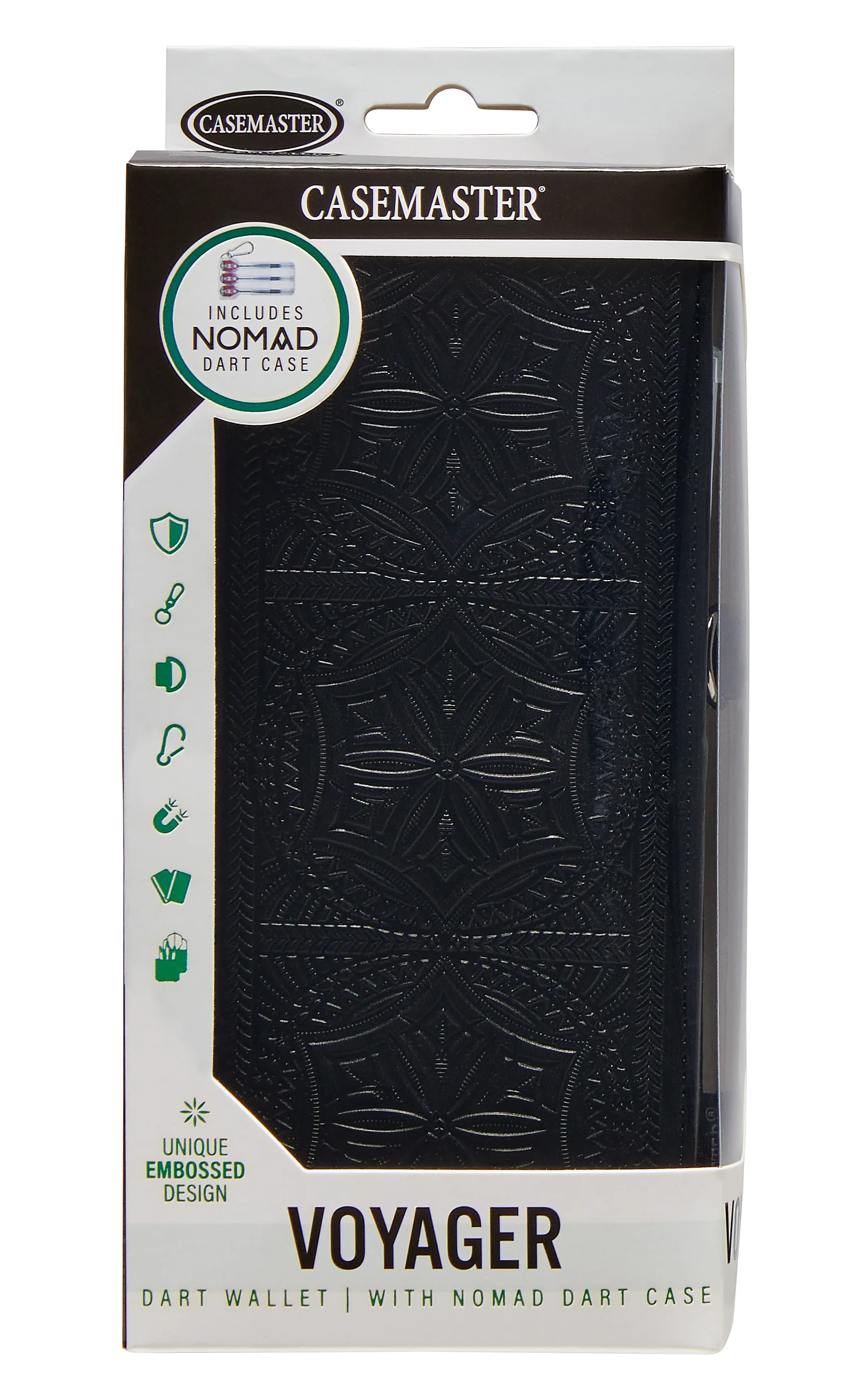 [OPEN BOX] Casemaster Voyager Dart Wallet with Nomad Dart Case | Black - Image 6