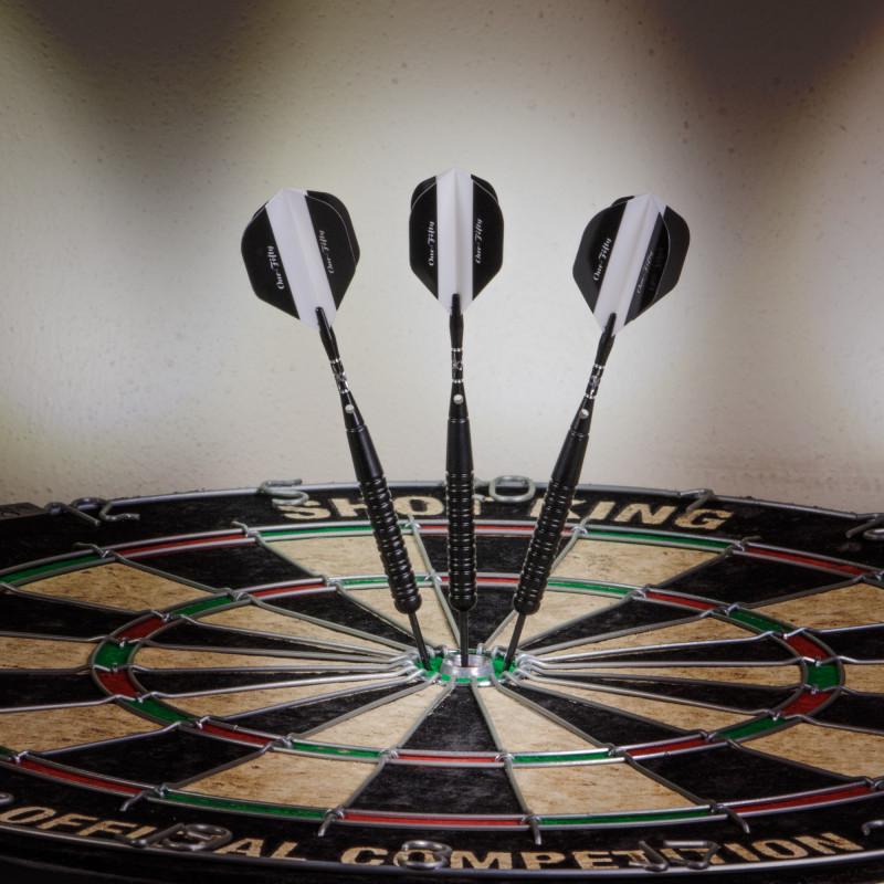 Elkadart Black 150 Jet Black Steel Tip Darts - Image 2