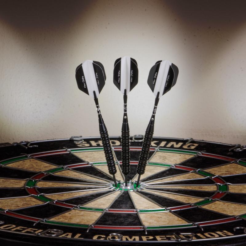 Elkadart Black 150 Jet Black Steel Tip Darts - Image 4