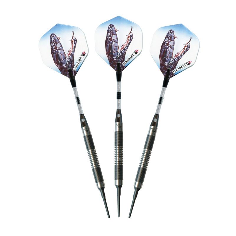 Elkadart Black Mamba 80% Tungsten Soft Tip Darts Thin Barrel - Image 3