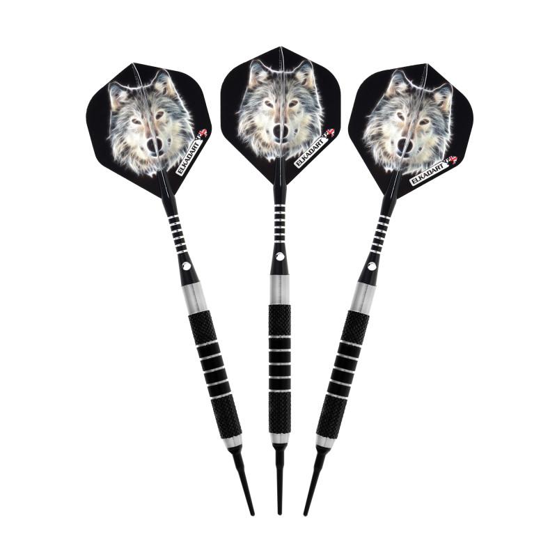 Elkadart Lone Wolf Soft Tip Silver With Black Knurling - Image 3