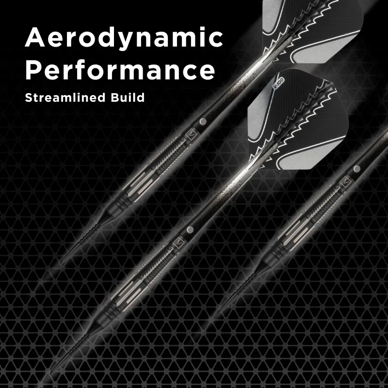 [OPEN BOX] Viper Black Flux 90% Tungsten Steel or Soft Tip Conversion Darts Black/Silver 20 Grams - Image 5