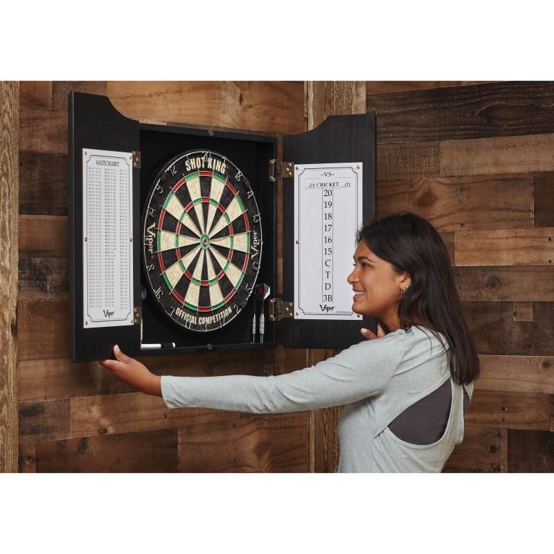 Viper Hudson Dartboard Cabinet Black - Image 6
