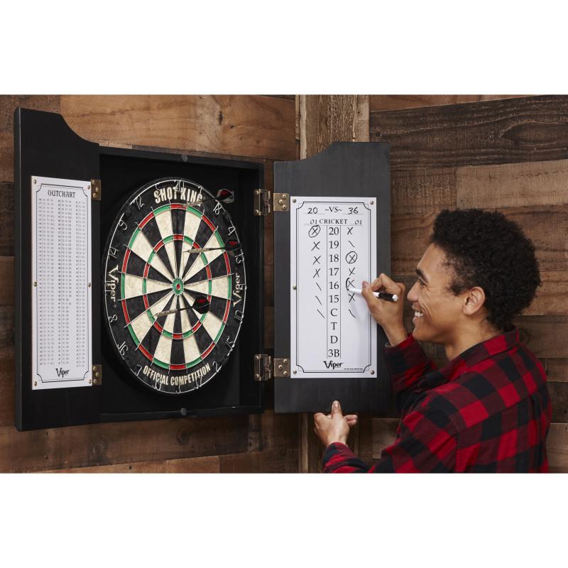 Viper Hudson Dartboard Cabinet Black - Image 9
