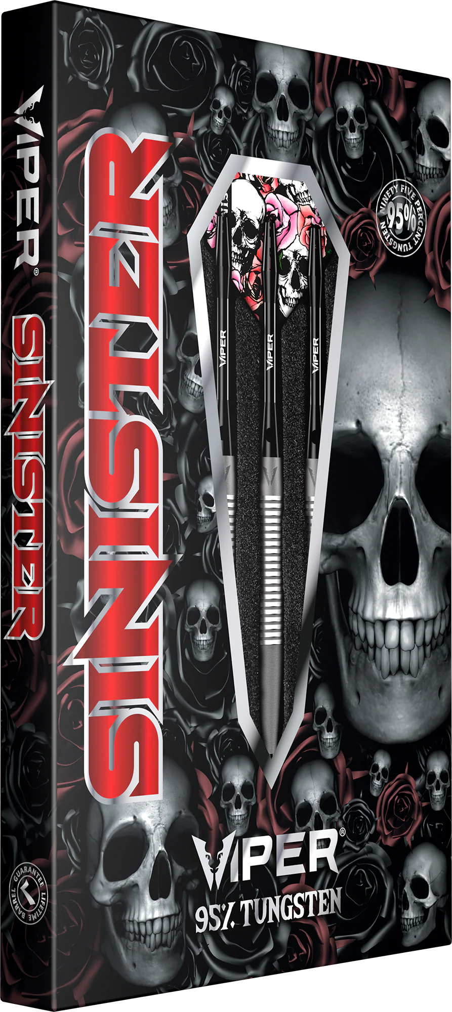 Viper Sinister Tungsten Steel Tip Dart Set - Shark Cut - Image 6