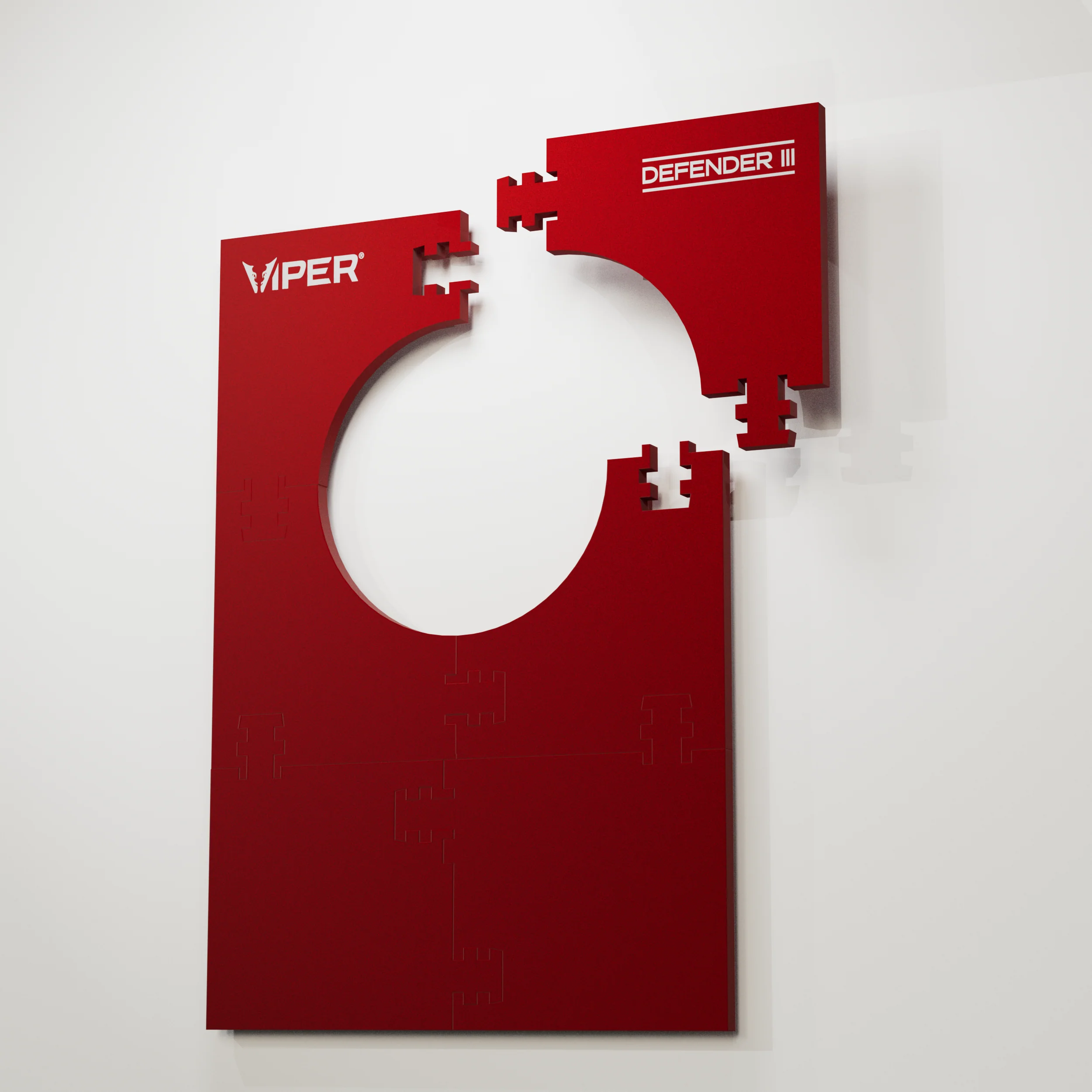 Viper Wall Defender III Dartboard Surround Red - Image 18
