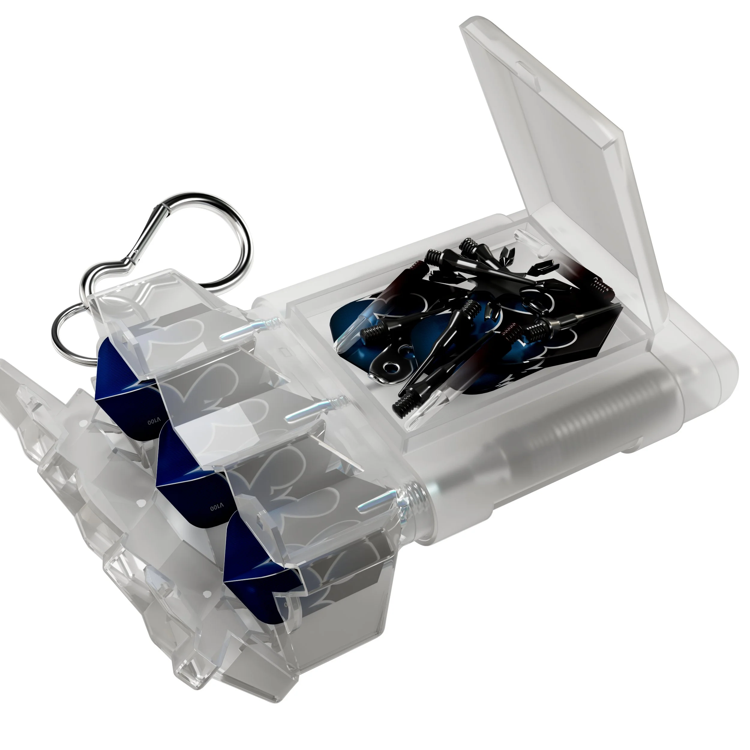 [OPEN BOX] Viper Shot King Soft Tip Dart Set with Nomad Dart Case | 80% Tungsten | Blue | 20 Grams - Image 4