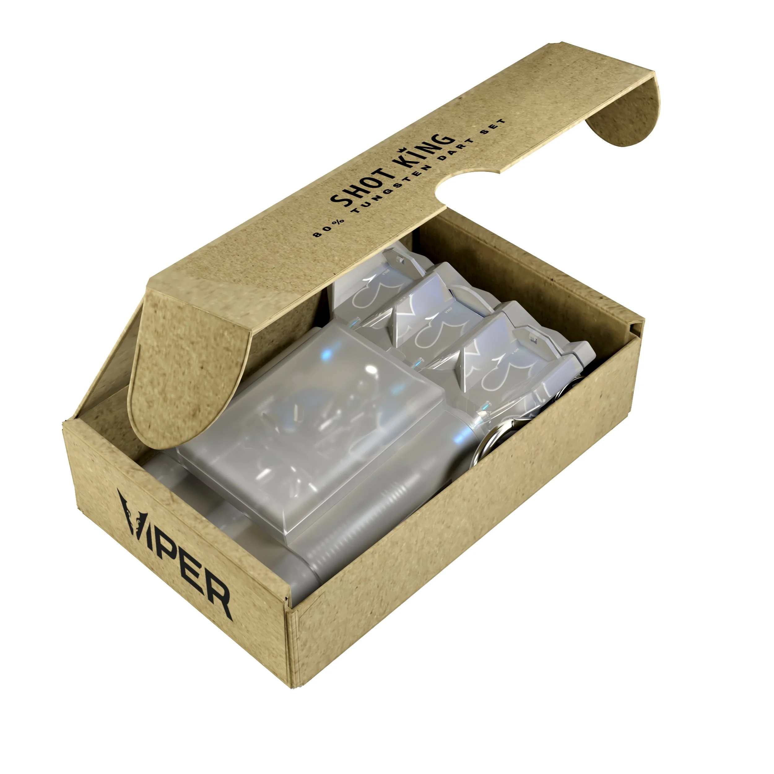 [OPEN BOX] Viper Shot King Soft Tip Dart Set with Nomad Dart Case | 80% Tungsten | Blue | 20 Grams - Image 6