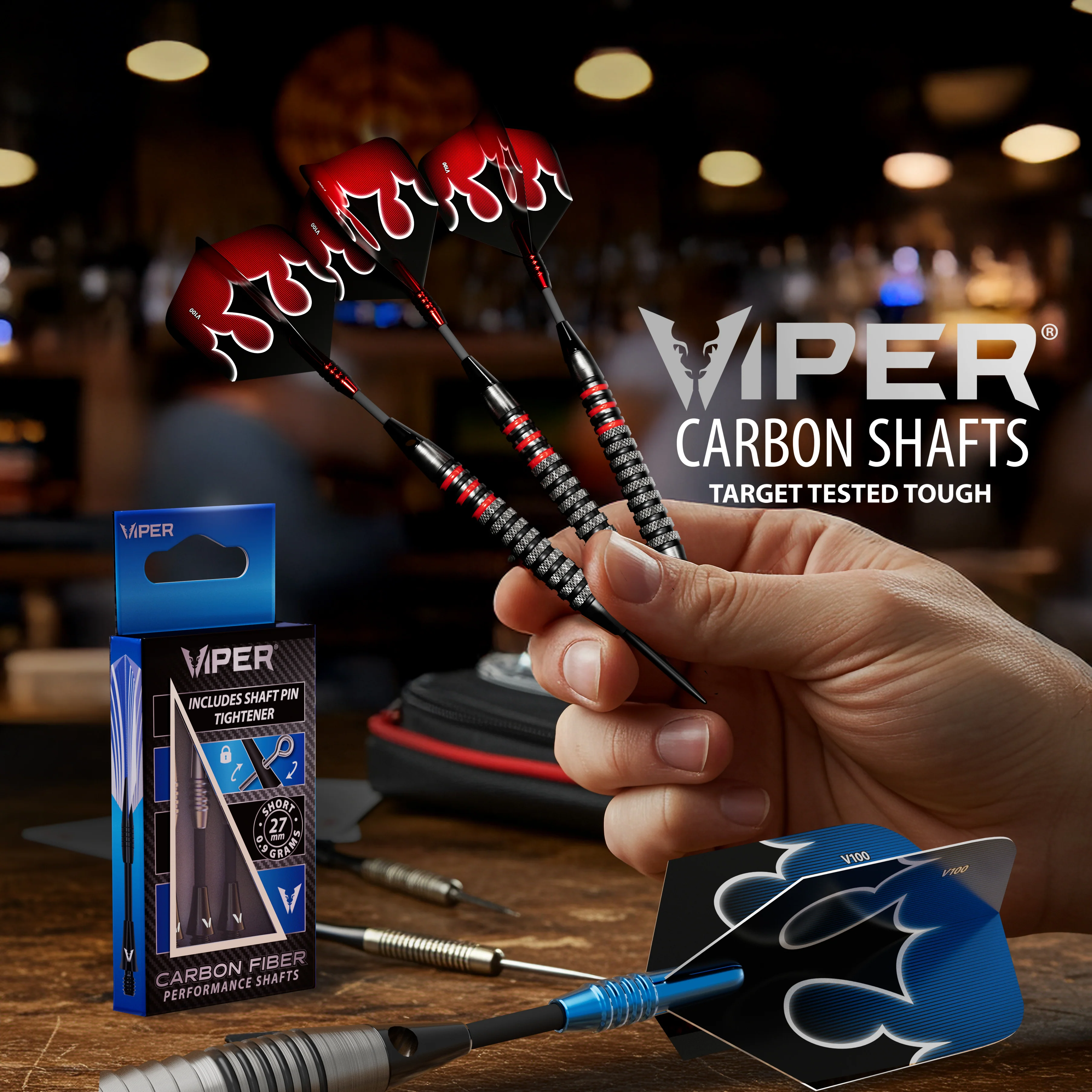 Viper Carbon Fiber Dart Shafts | InBetween | Black - Image 5
