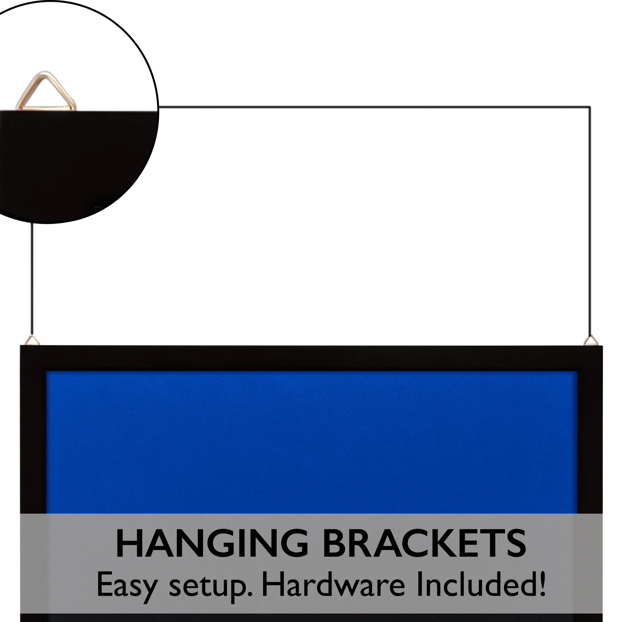 Viper Framed Dartboard Backboard Blue - Image 4