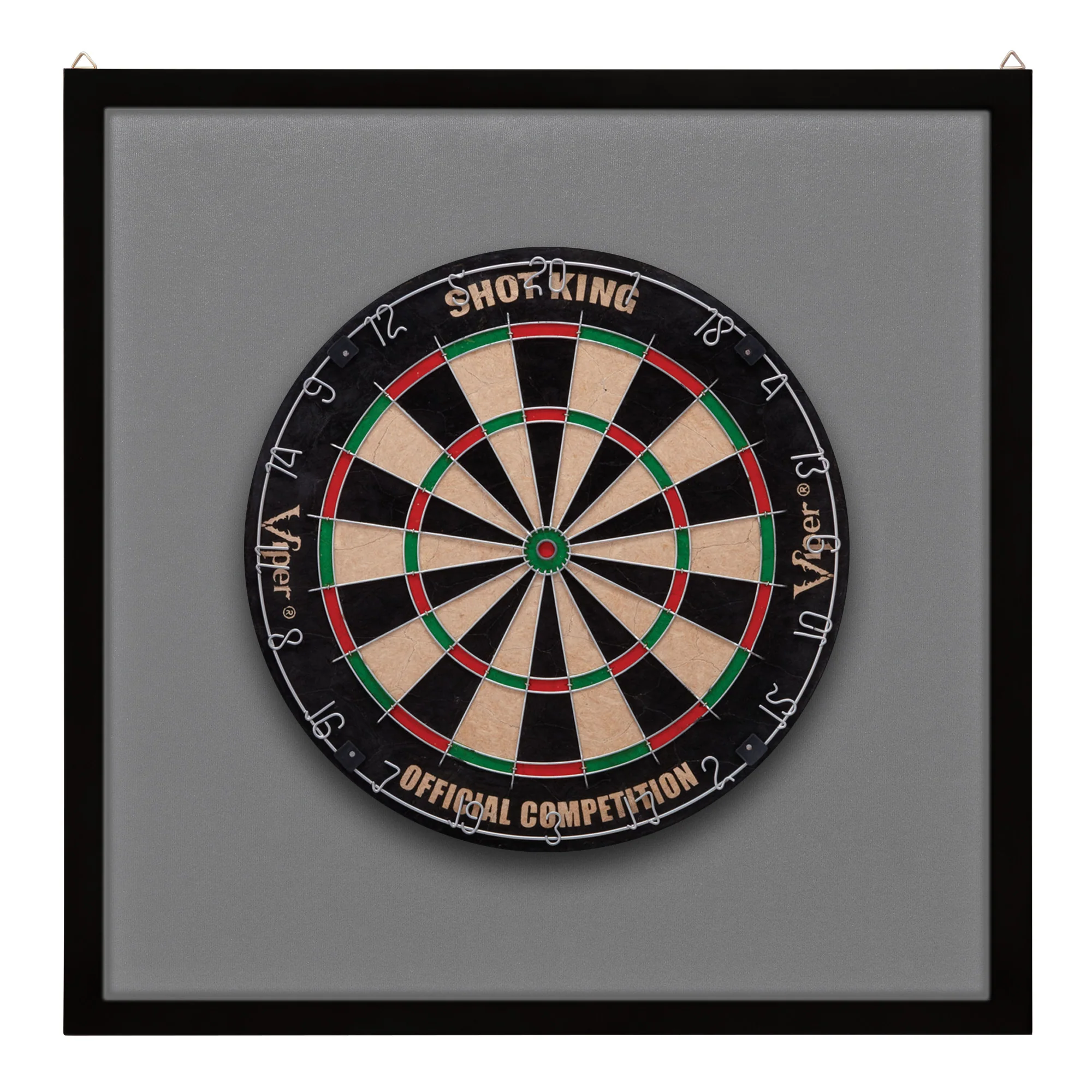 Viper Framed Dartboard Backboard Grey - Image 6