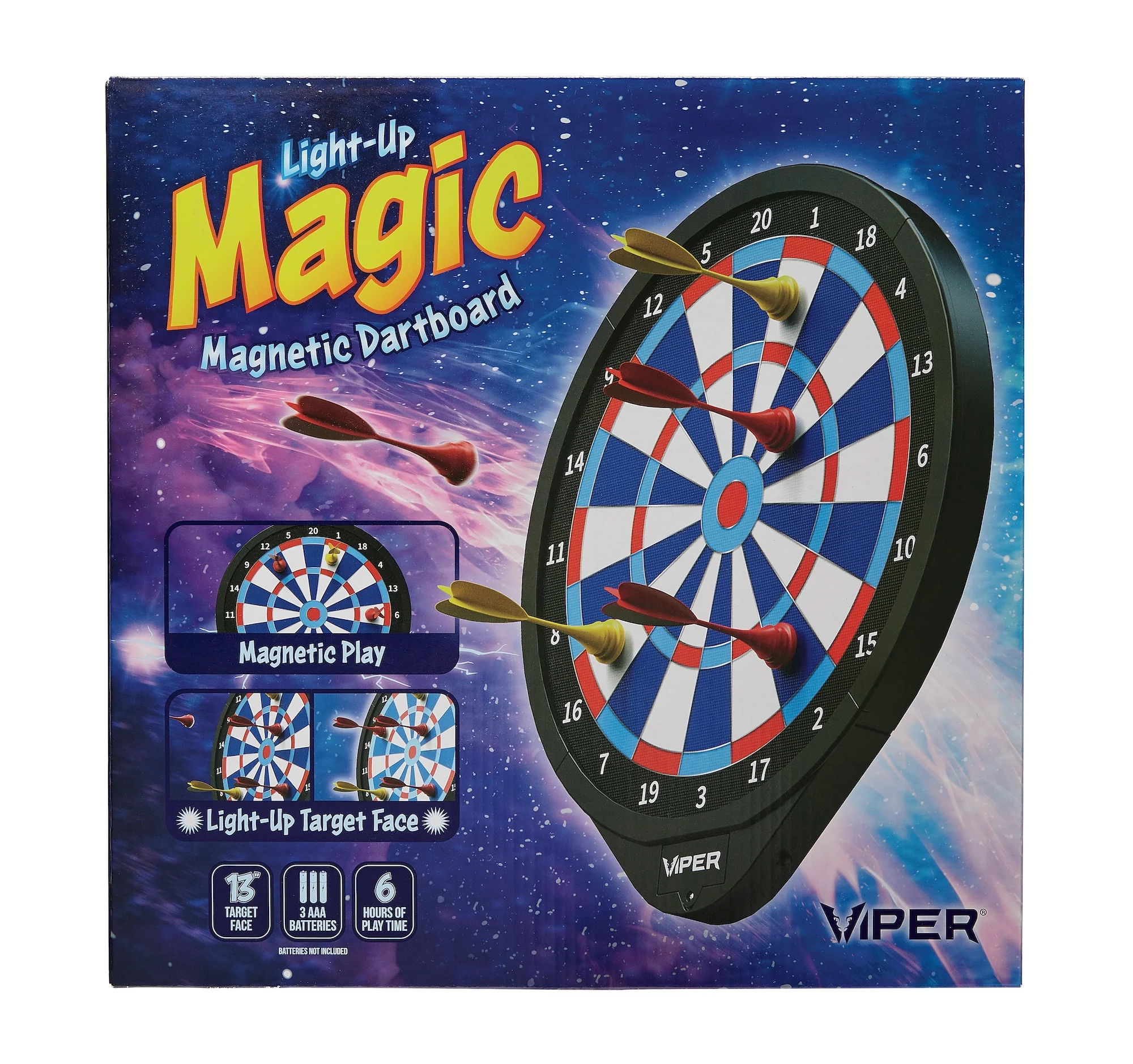 Viper Magic Light-Up Magnetic Dartboard - Image 3