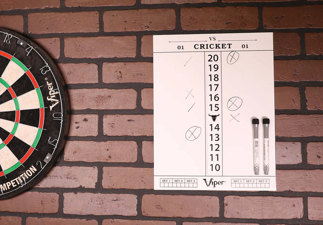 Viper Magna Score Pro 3-in-1 Magnetic Dry Erase Dart Scoreboard - Image 2