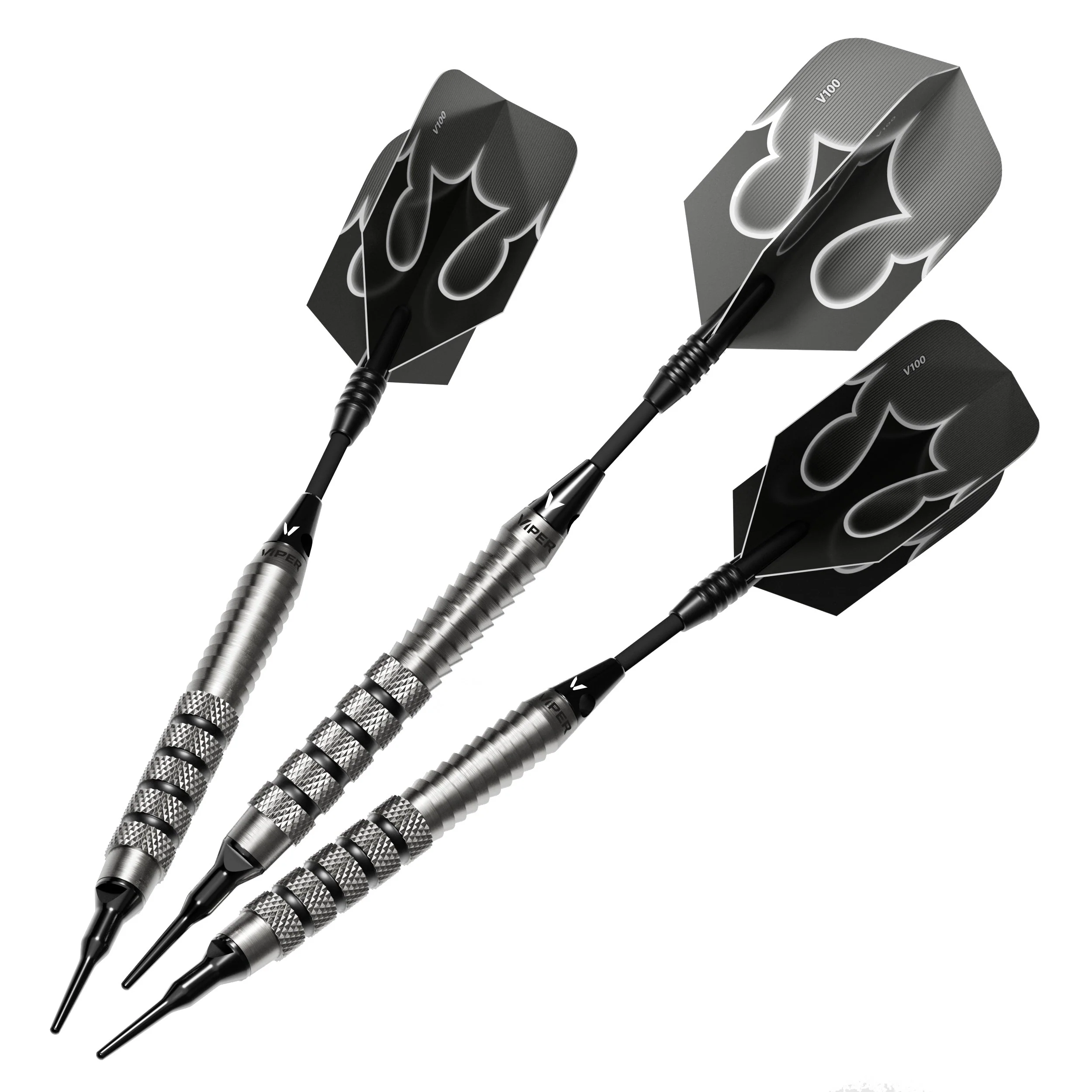 Viper Shot King Soft Tip Dart Set with Nomad Dart Case | 80% Tungsten | Black | 20 Grams - Image 2