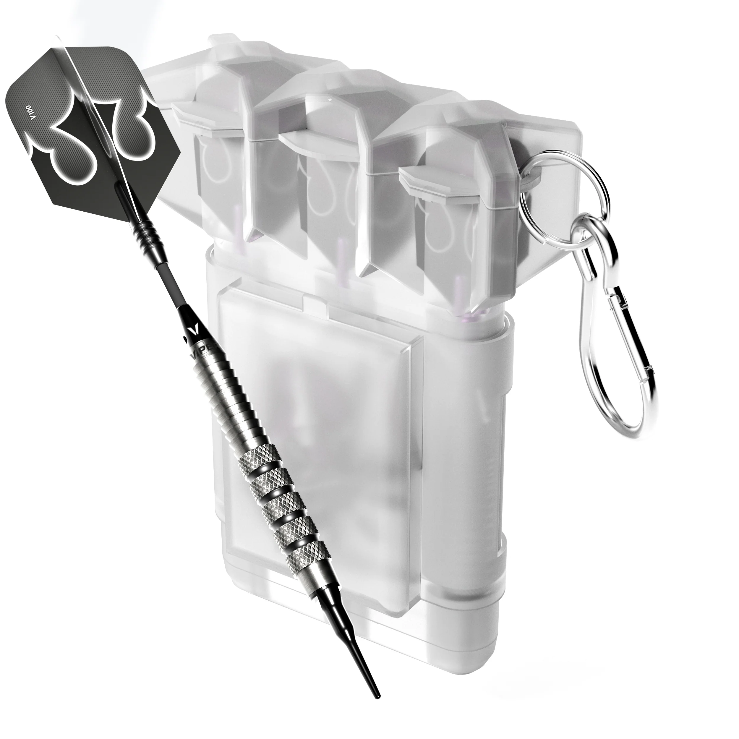 Viper Shot King Soft Tip Dart Set with Nomad Dart Case | 80% Tungsten | Black | 20 Grams - Image 3